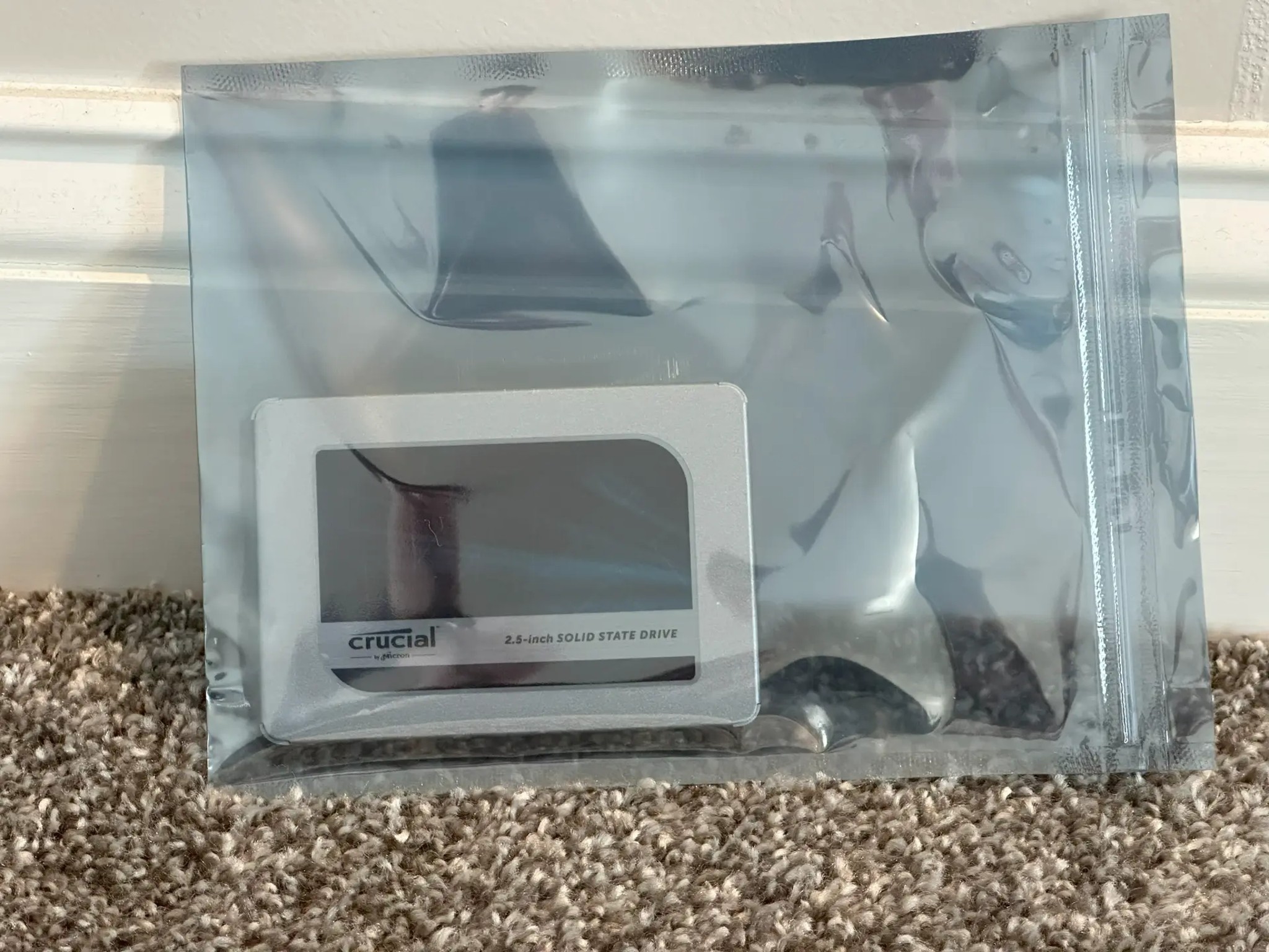 Two Crucial MX500 4TB 3D NAND SATA 2.5 Inch Internal SSD