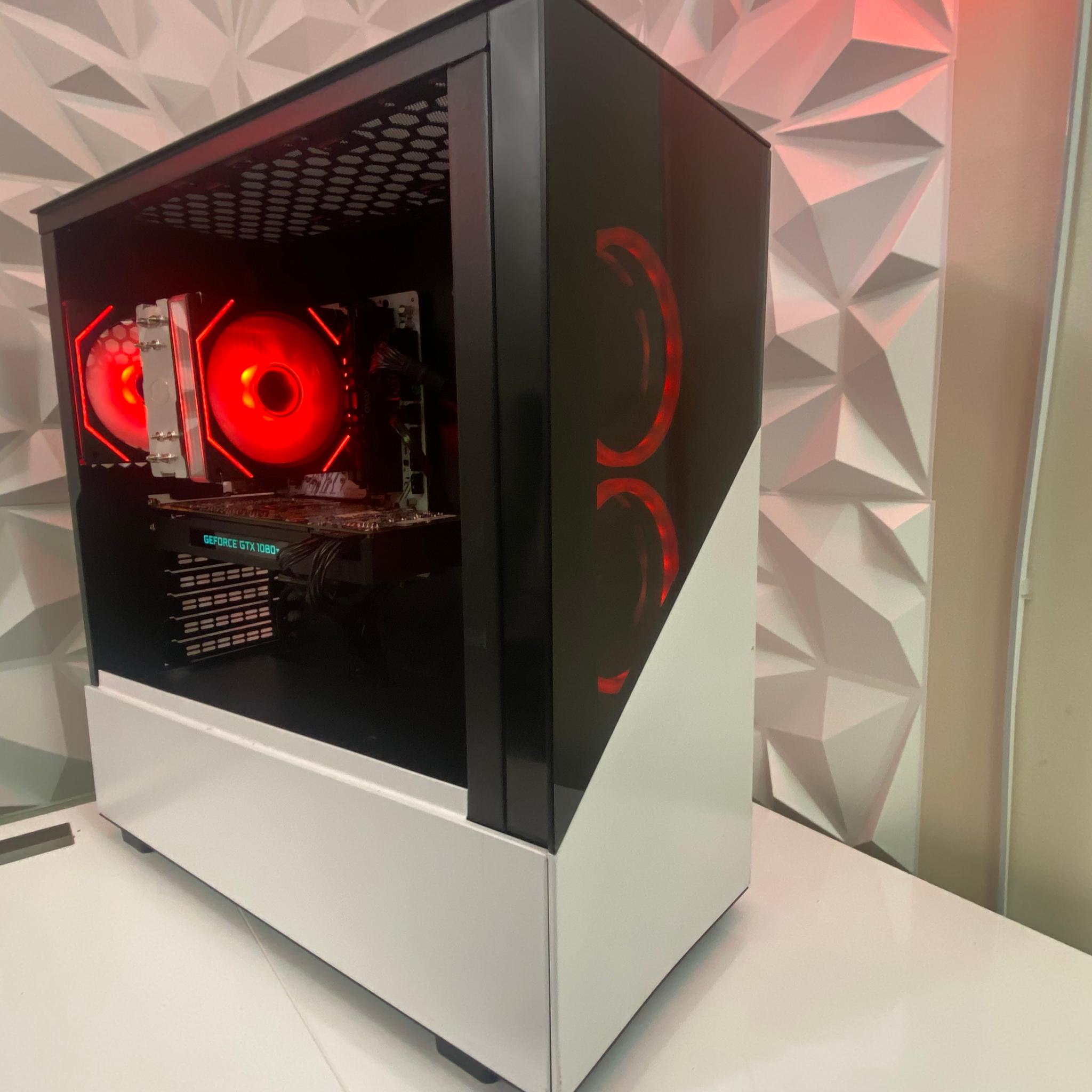 🎅🎅 White Elite Build – Ryzen 5 3600 + GTX 1080 Ti 11GB | 1080p/1440p High FPS Ready