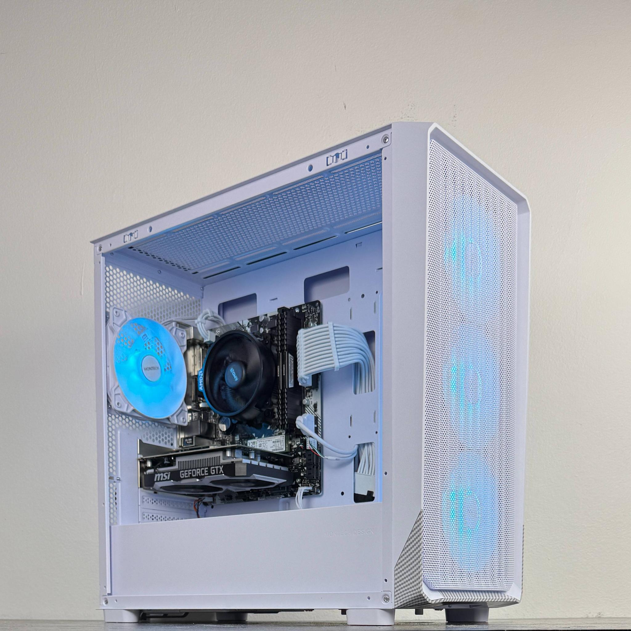 ❄️Powder❄️ | 1080p Gaming PC | Ryzen 5 1600AF | MSI GTX 1630 | 16GB DDR4 3000MHz