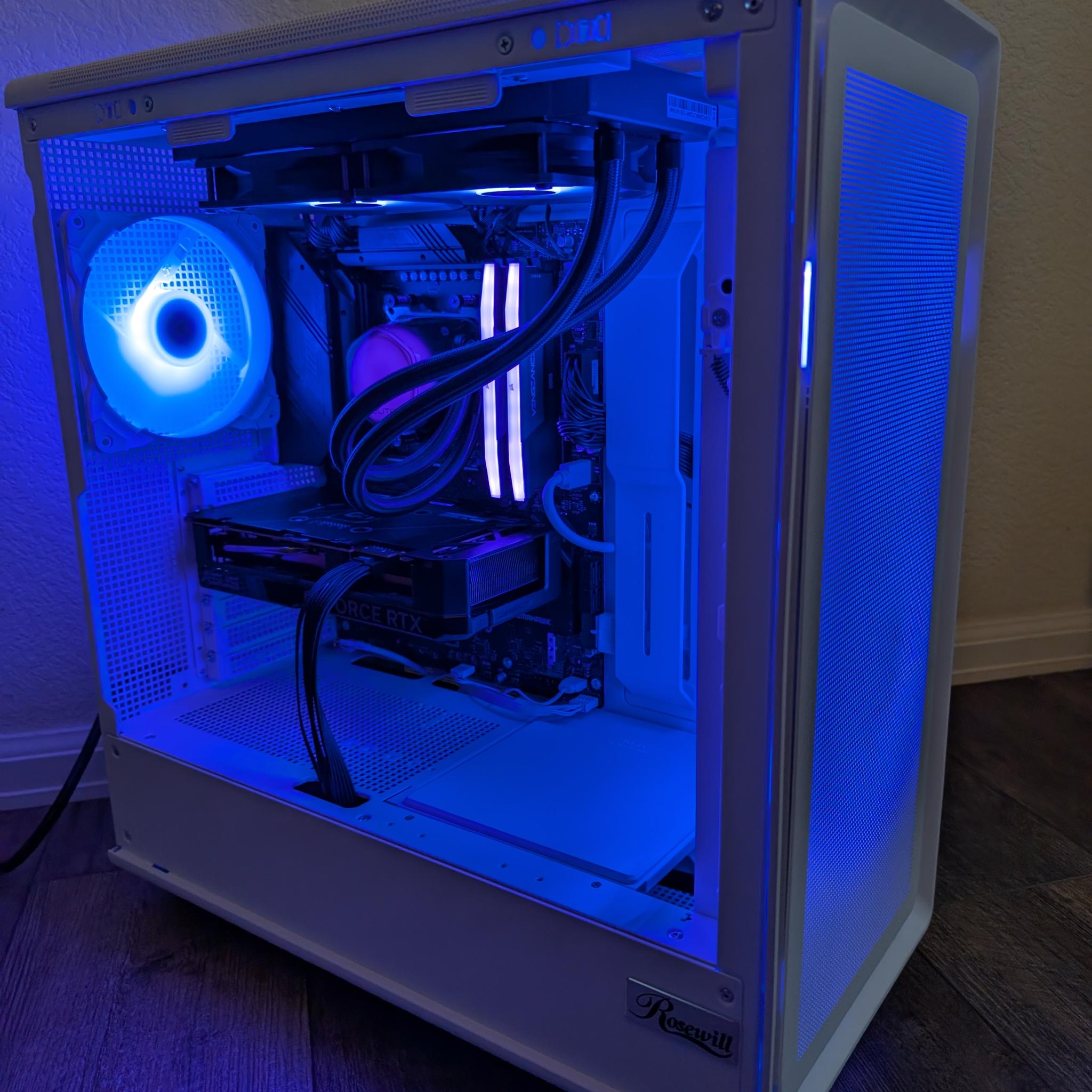 White Mid-Range Performer Build! Ryzen 7700 | 4070 Super | 32GB DDR5 | 1TB NVME