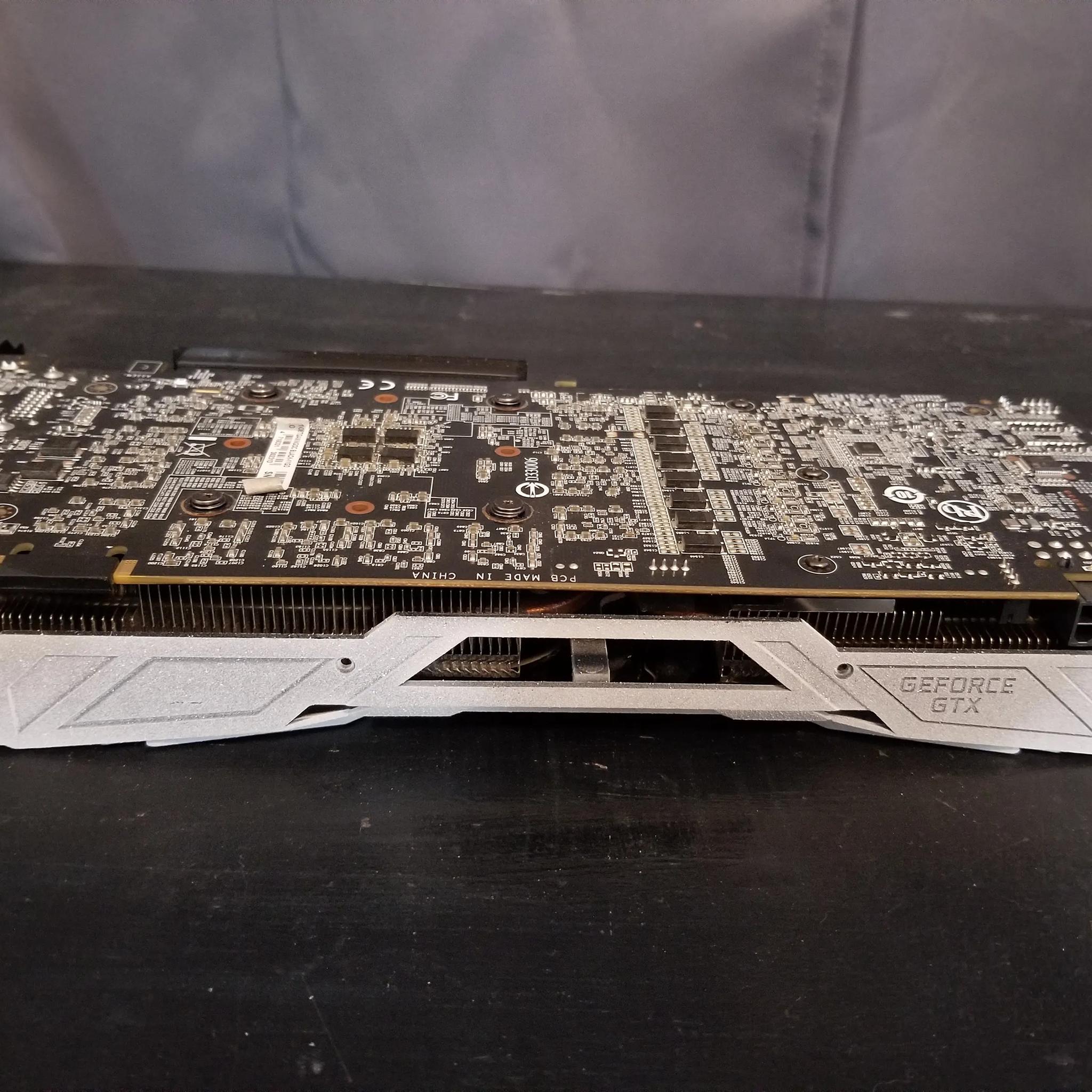 gtx 1080ti 11gb. custom painted white.