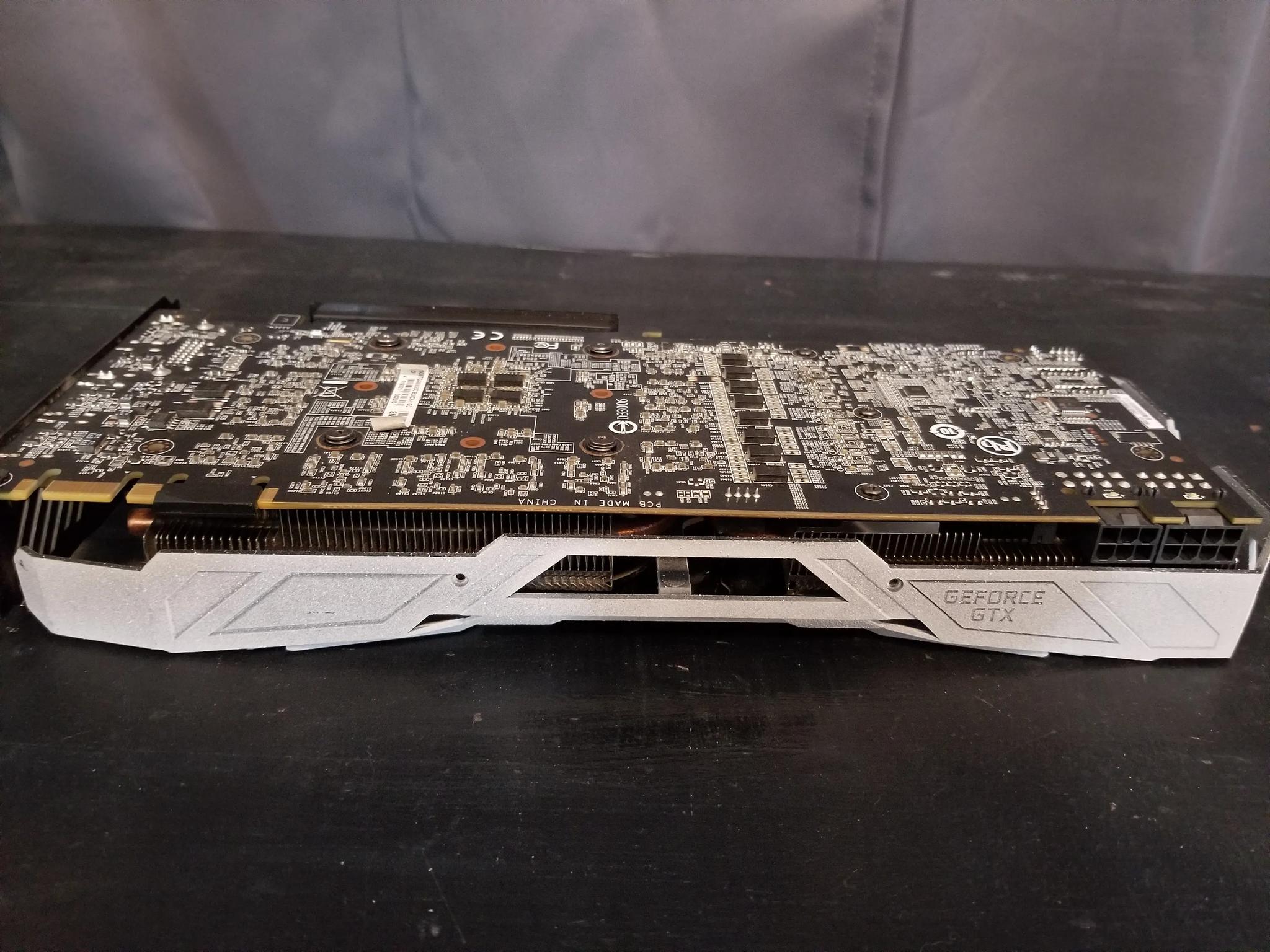 gtx 1080ti 11gb. custom painted white.