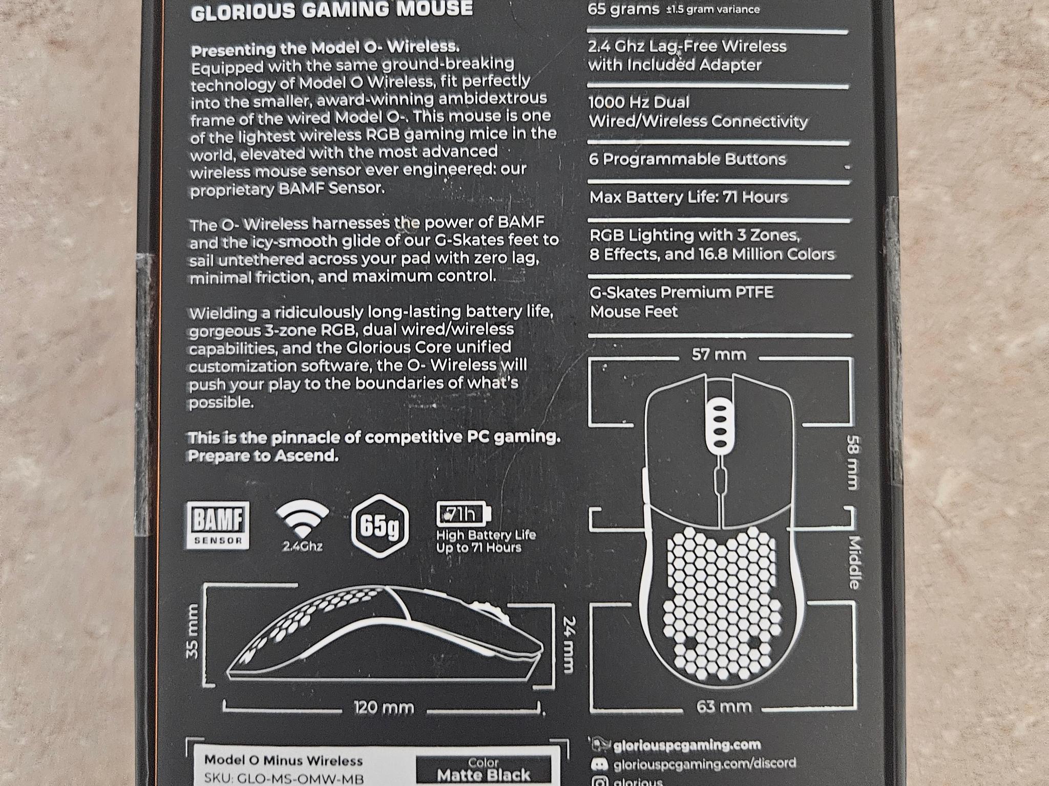 Model O- Wireless Gaming Mouse