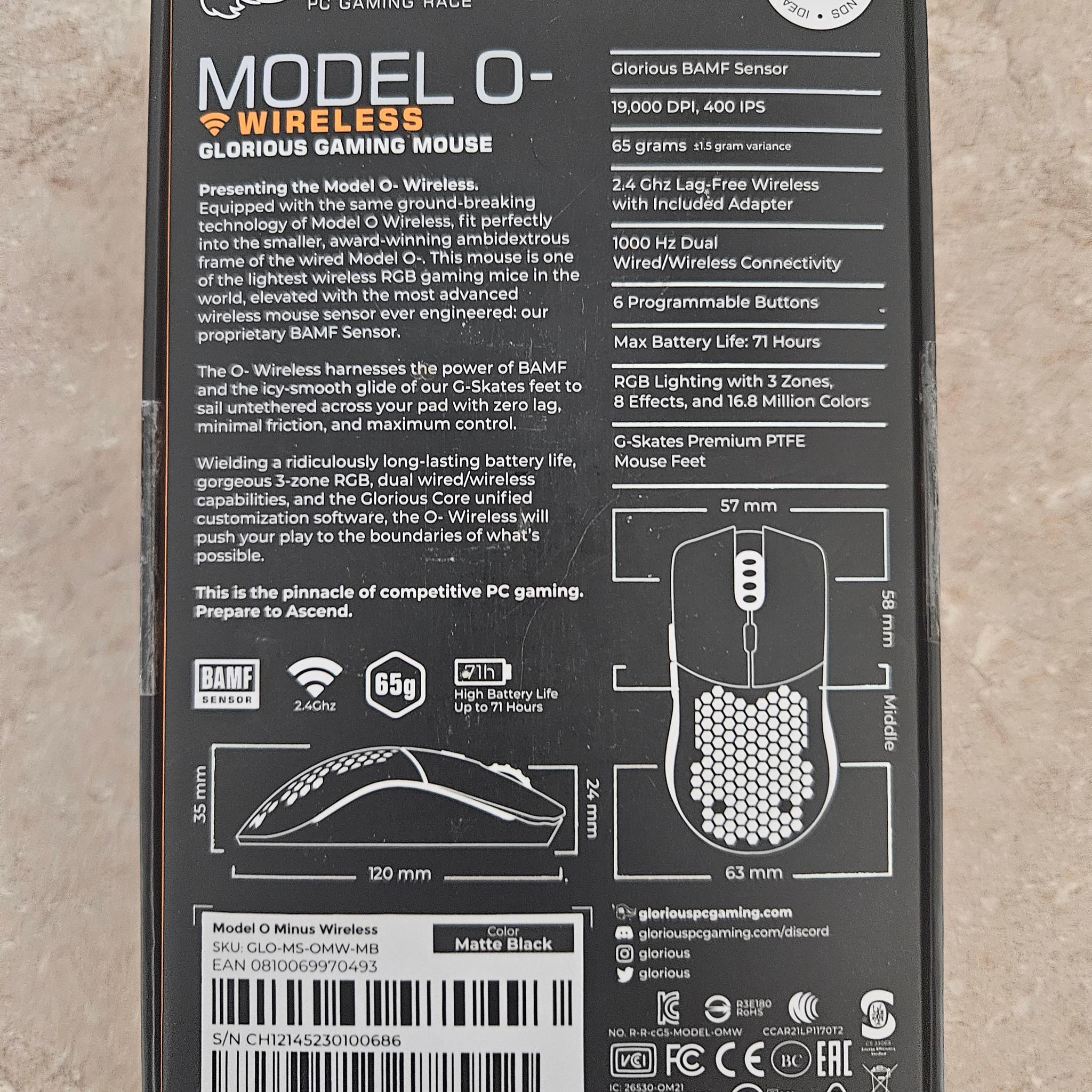 Model O- Wireless Gaming Mouse