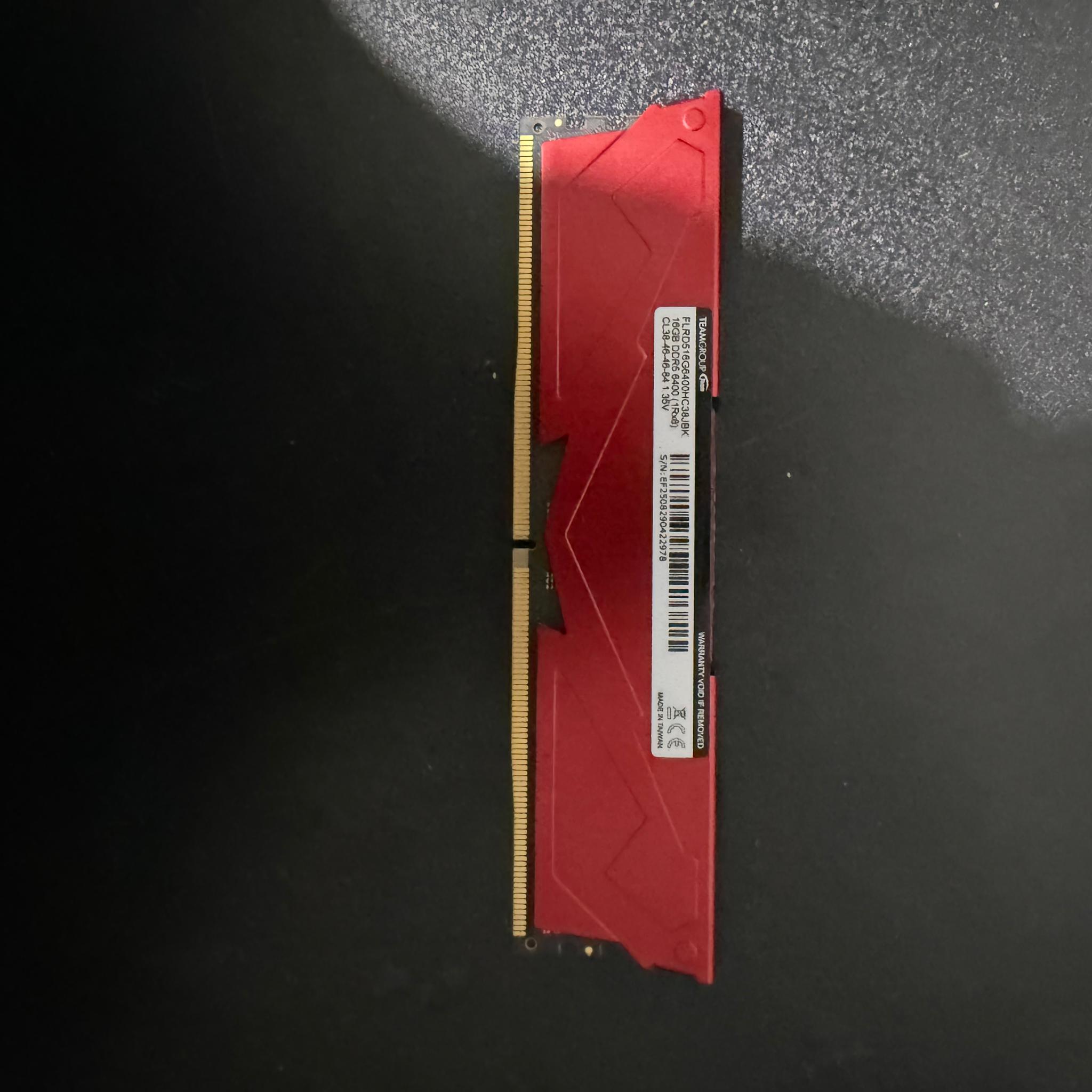 T-Force Vulcan DDR5 16GB 6400 MT/s CL38