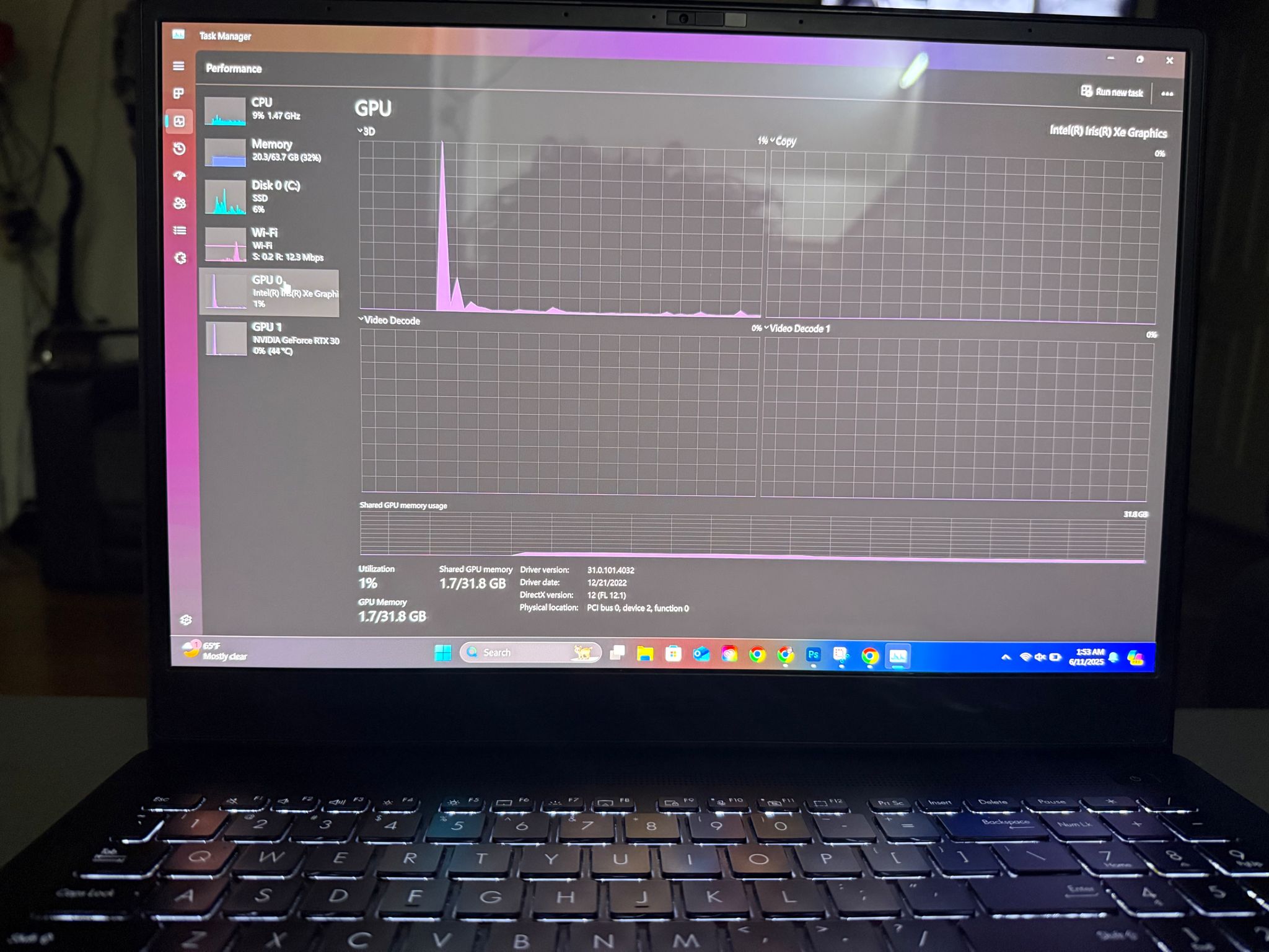 4k OLED ProArt Studiobook 16 I7 (12th Gen RTX 3060)