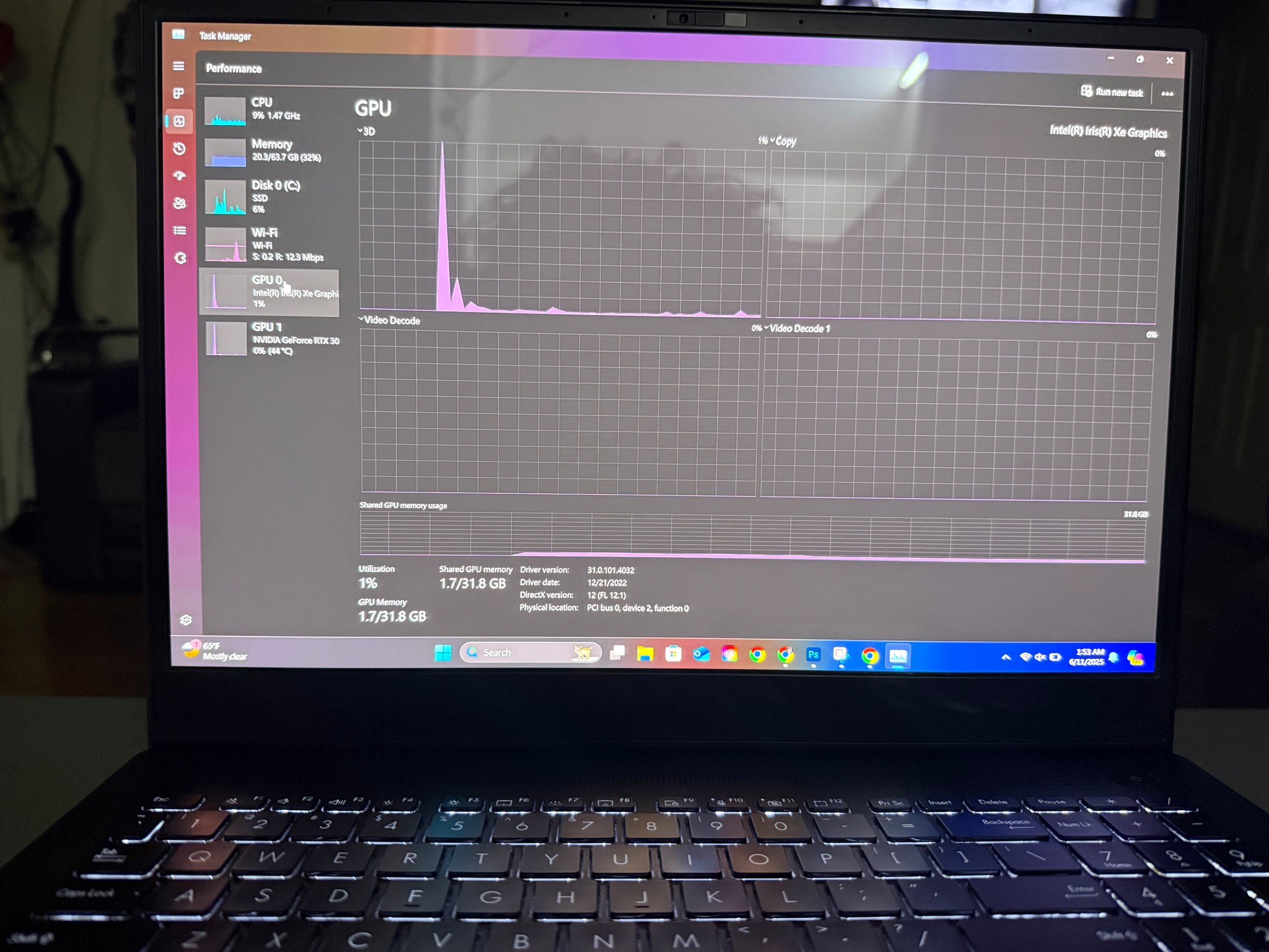 4k OLED ProArt Studiobook 16 I7 (12th Gen RTX 3060)