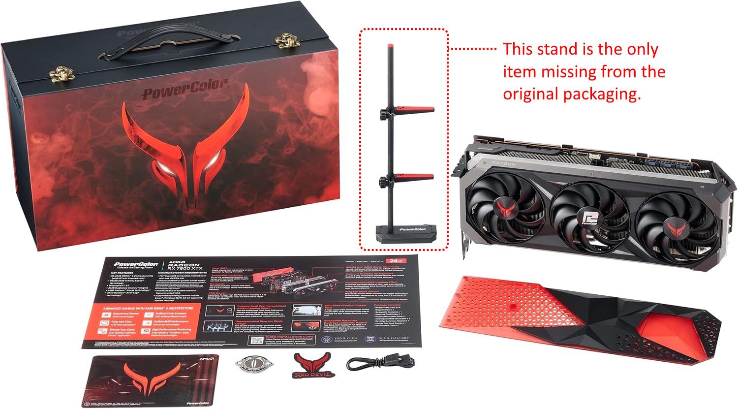 7900 XTX 24GB OC.  Open box, unused. Powercolor Red Devil 7900 XTX 24GB Limited Edition