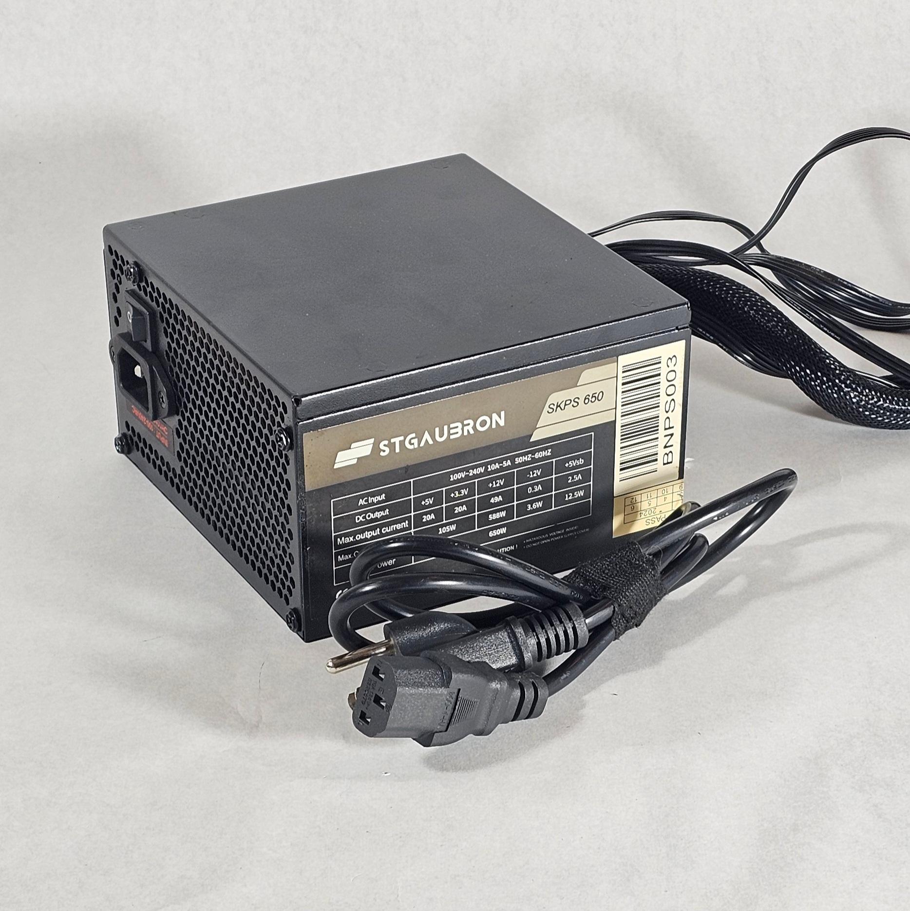 650 Watt STGAUBRON SKPS 650W Power Supply - Like New