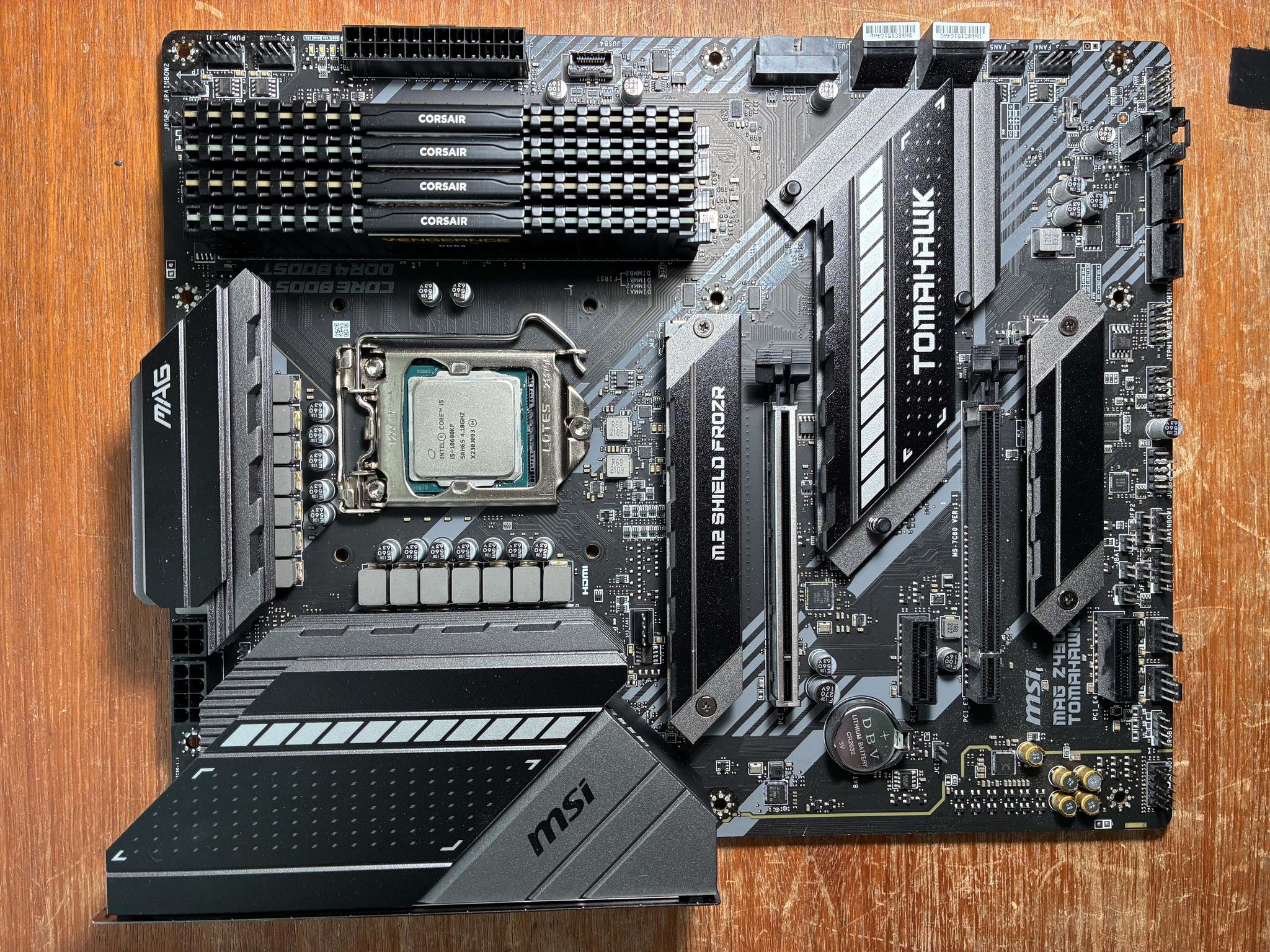i5 10600KF, MSI Z490, 32GB DDR4