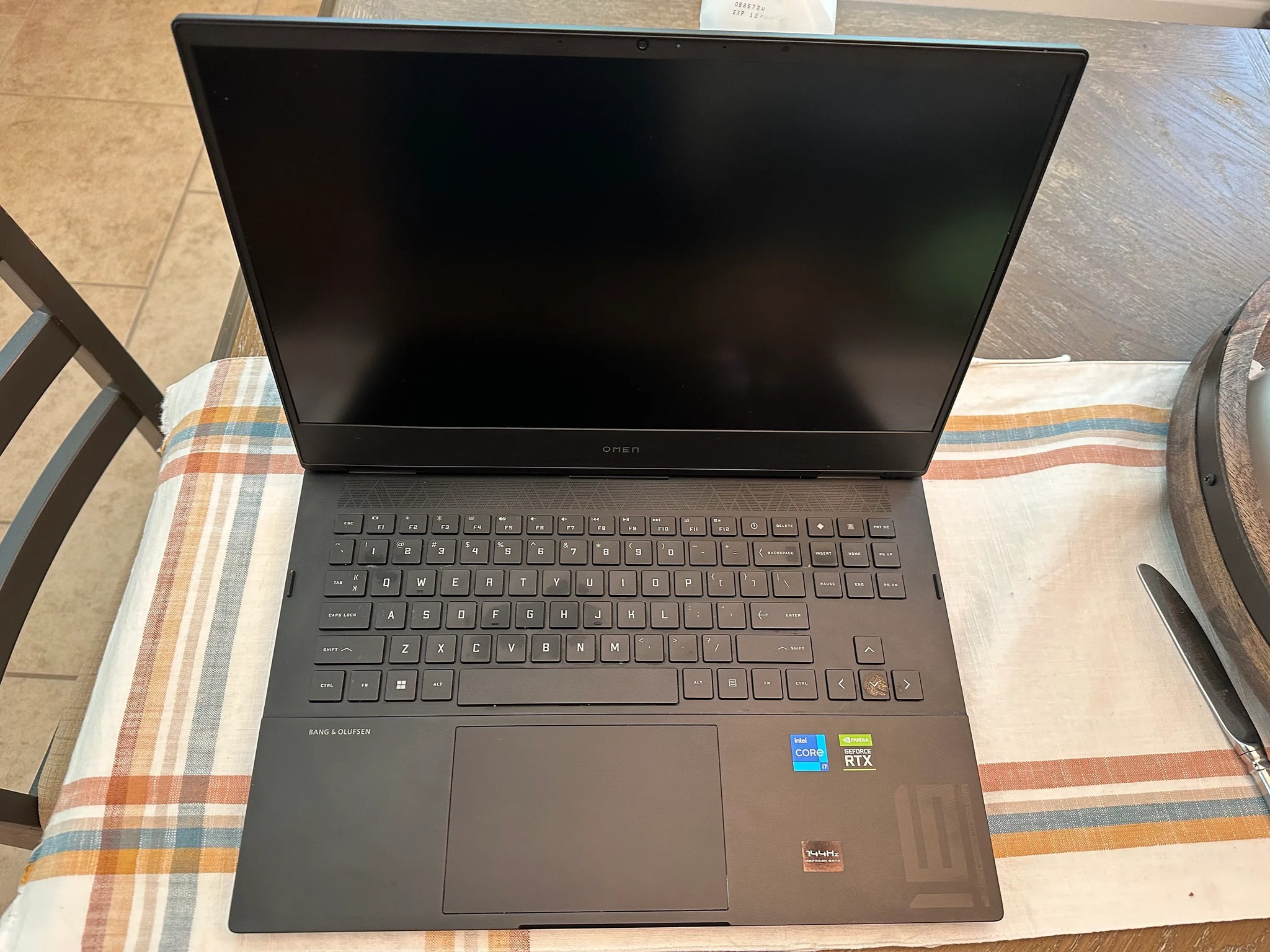 HP Omen 16.1" Gaming Laptop - Nvidia RTX 3050ti, Intel Core i7 12700h, 16gb DDR5 RAM, 1tb SSD