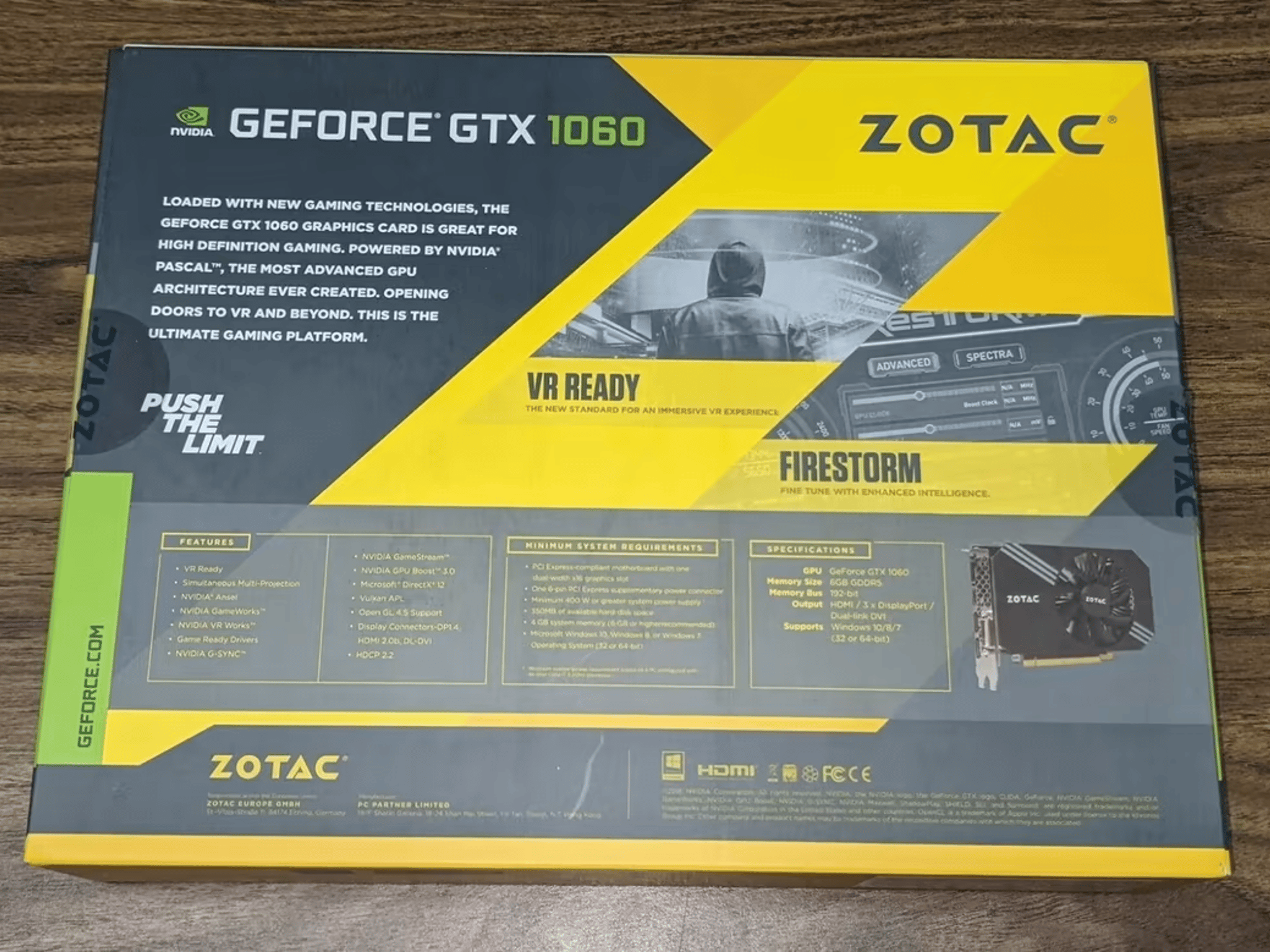 ZOTAC GeForce GTX 1060 Mini, ZT-P10600A-10L, 6GB GDDR5 Super Compact