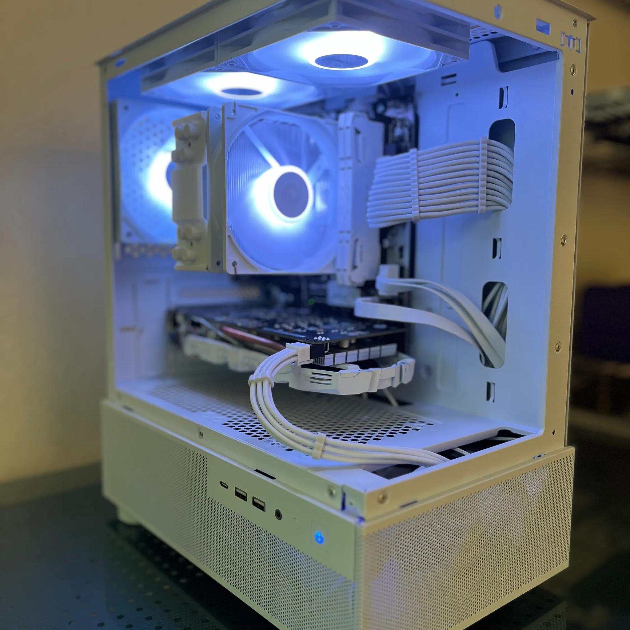1080p White RGB Gaming PC (Ryzen 3 and GTX 1060 6GB)