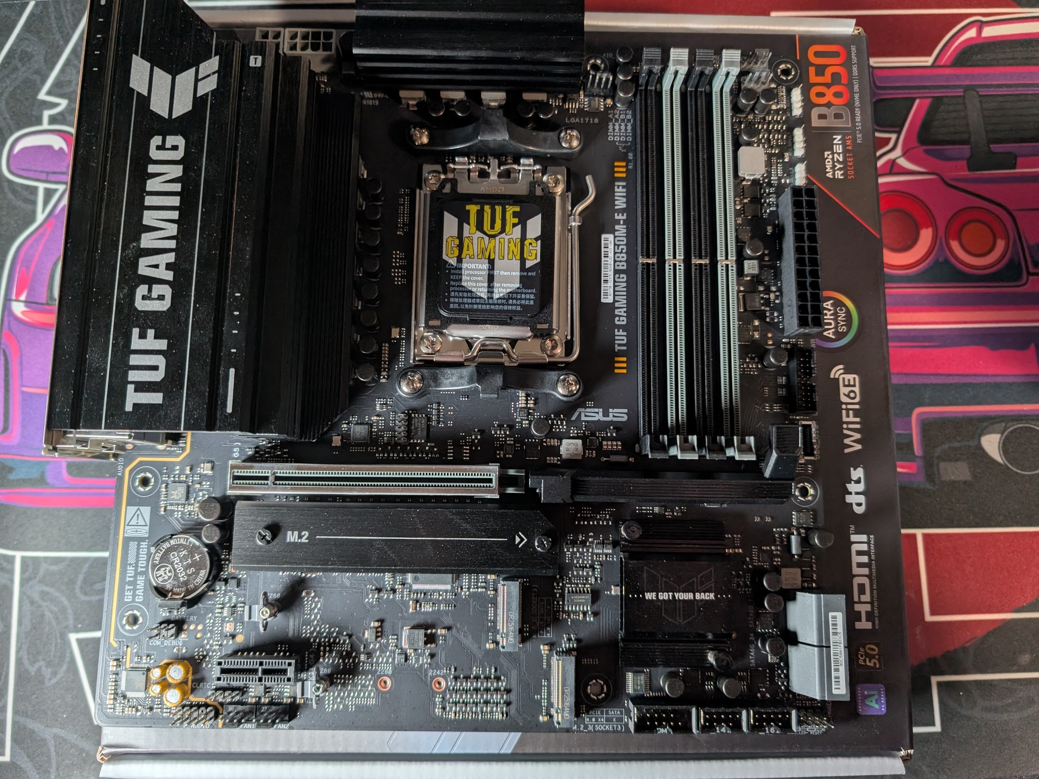 ASUS TUF GAMING B850M-E WIFI mATX AM5 Motherboard