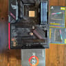ROG STRIX B550 With Ryzen 5600x and 32gb of ddr4 memory.