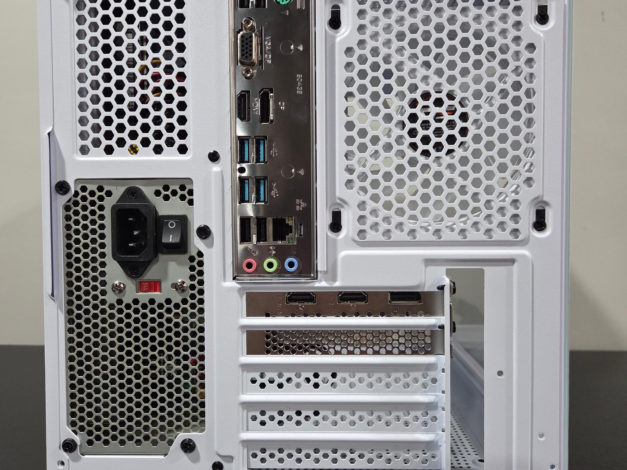 "THE ICE CUBE" Beautiful White Gaming PC | RTX 3050 | RYZEN 5 3600 | 16GB DDR4 RAM |