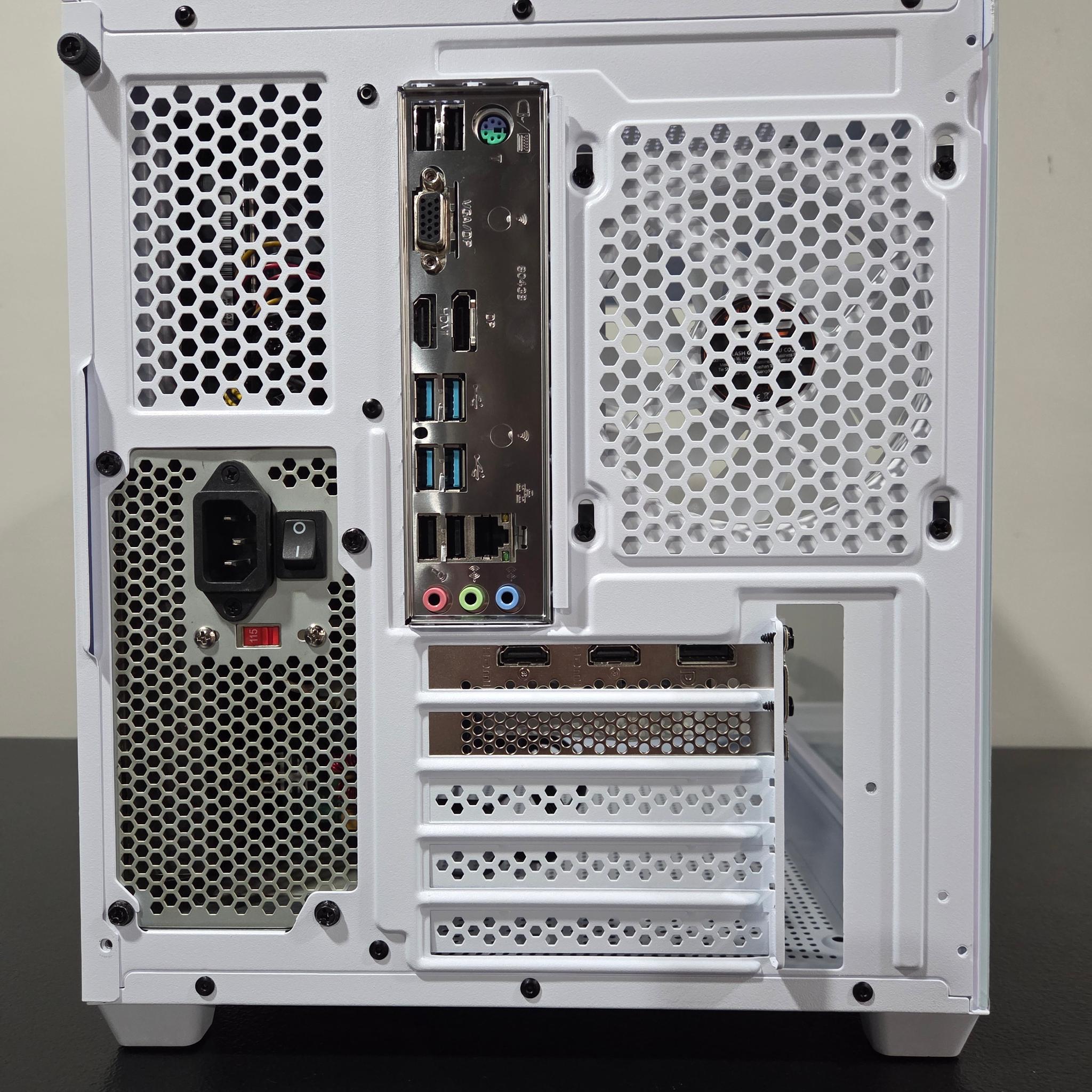 "THE ICE CUBE" Beautiful White Gaming PC | RTX 3050 | RYZEN 5 3600 | 16GB DDR4 RAM |