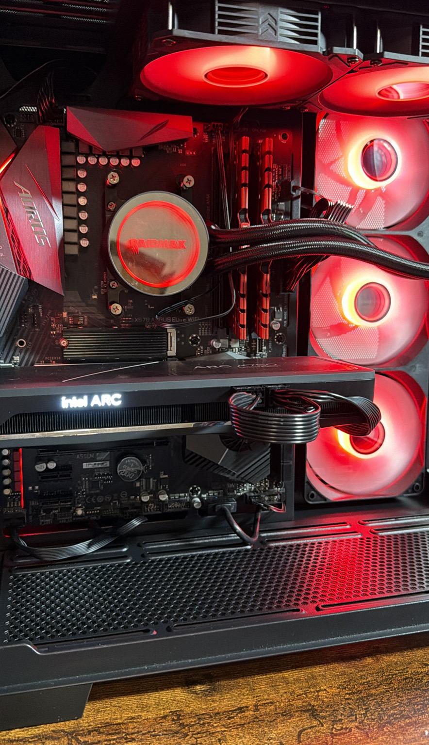 🖥️ Custom Gaming PC — Ryzen 7 + Arc A750 | 32GB RAM | 1TB SSD | WiFi Ready