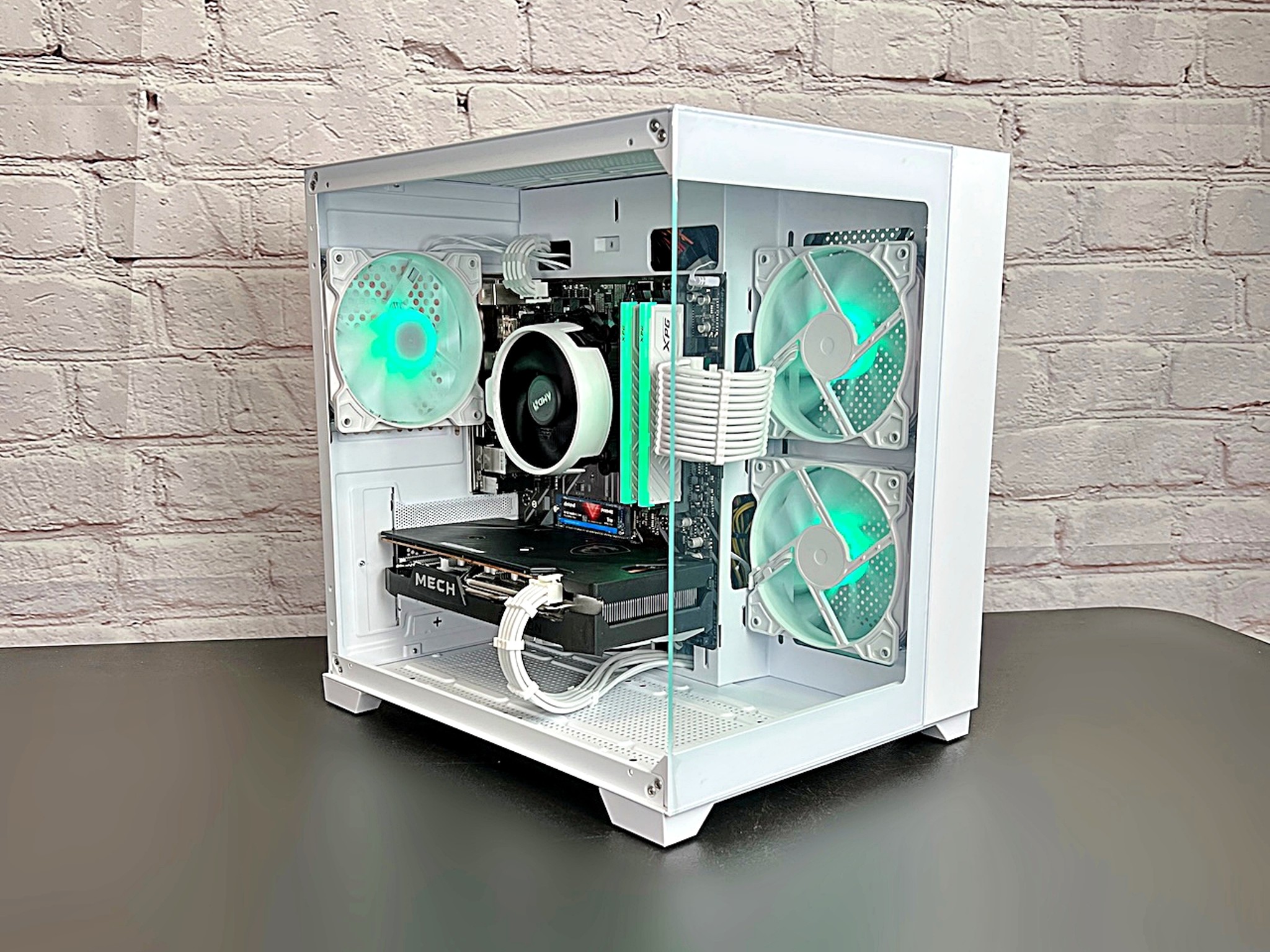 Ryzen 5 3600 RX 6600 16GB RAM 1TB M.2 Wifi 5 Bluetooth Window 10 Gaming PC