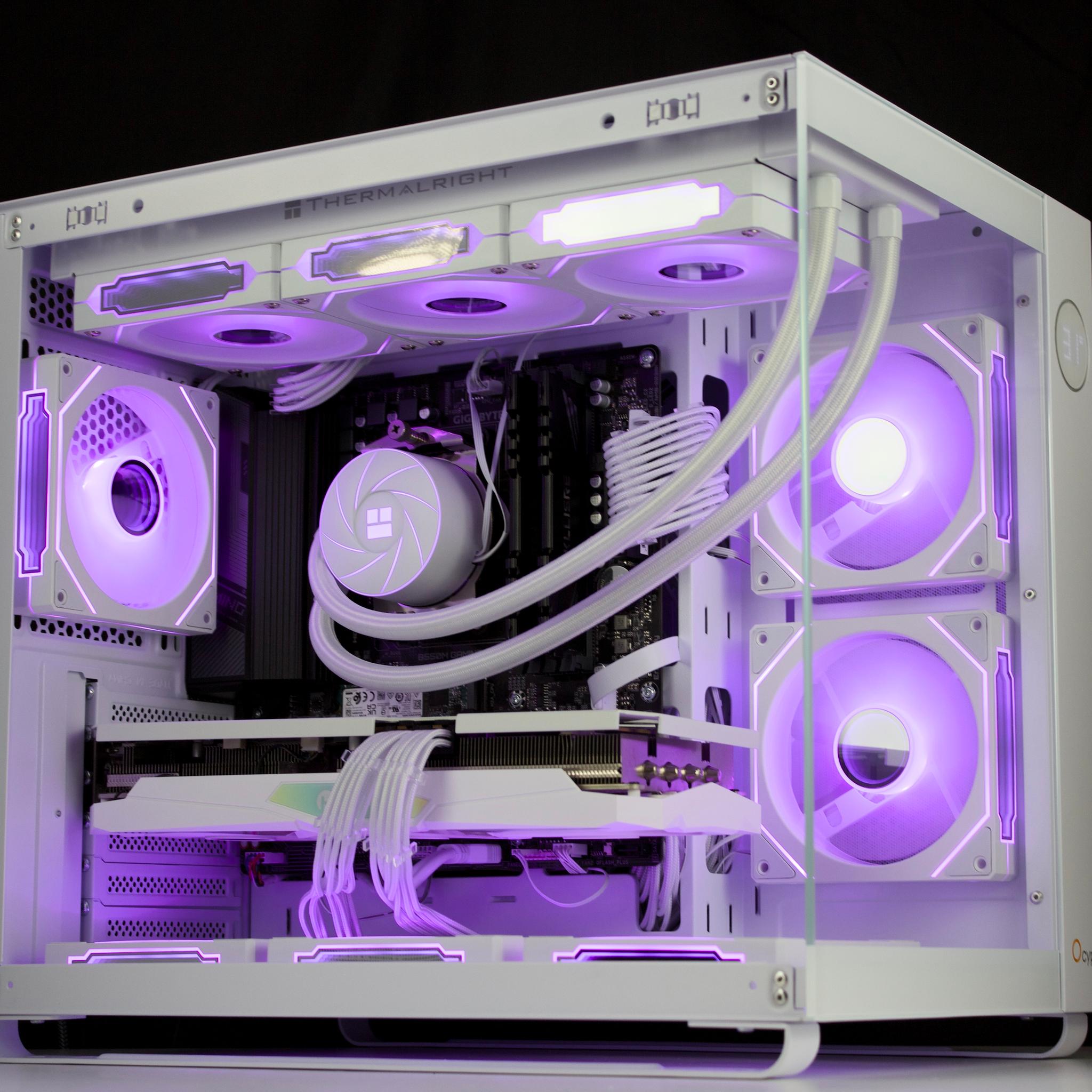 ❄️💎- Whiteout 1440P Gaming PC | RTX 3080, Ryzen 7 5700X, 32GB RAM, 1TB NVMe SSD ❄️💎