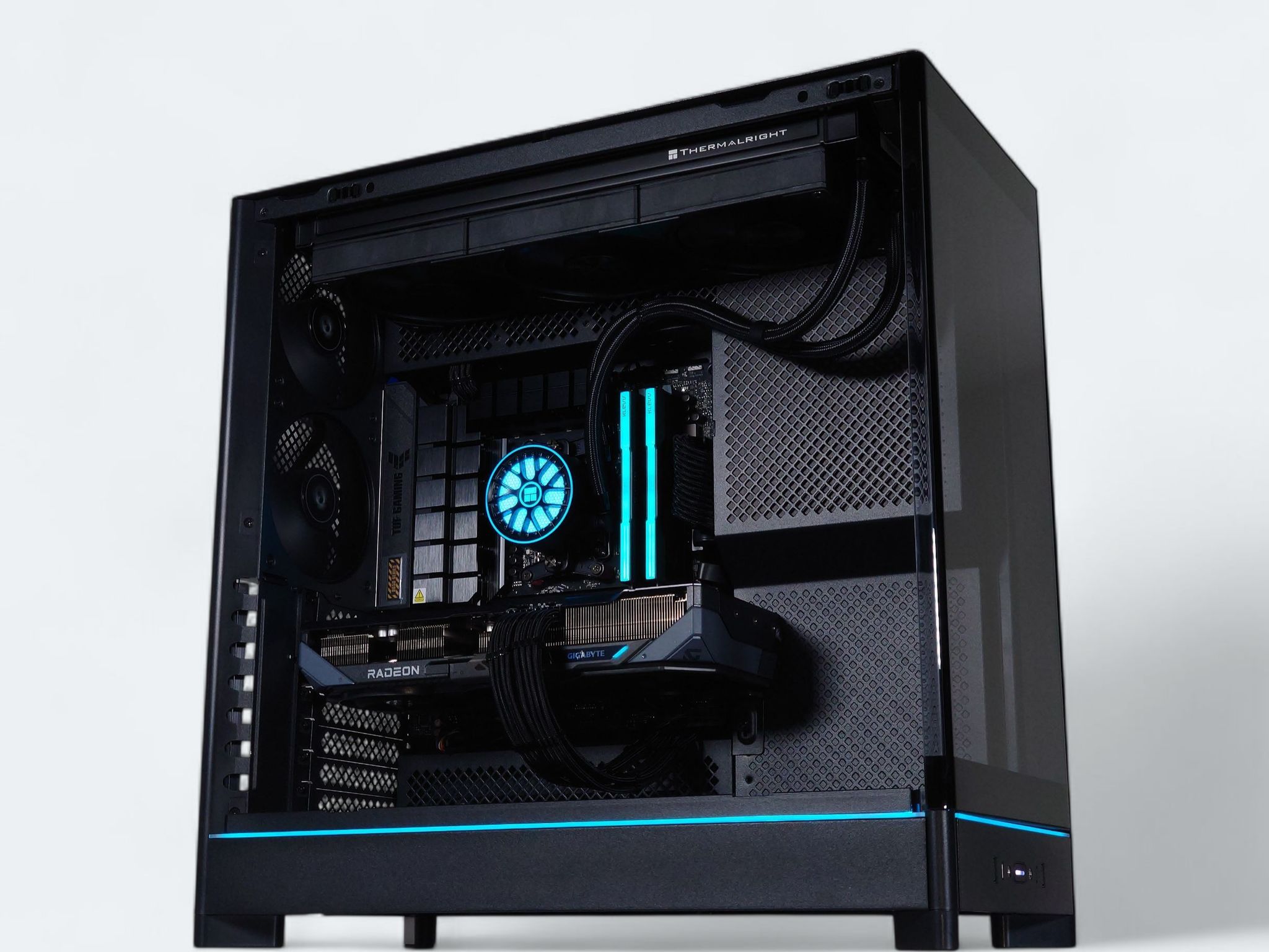 🌌 Liquid Cooled Gaming PC☄️AMD Ryzen 7 7700🌌AMD RX 9070 16GB🌌32GB DDR5🌌1TB NVME