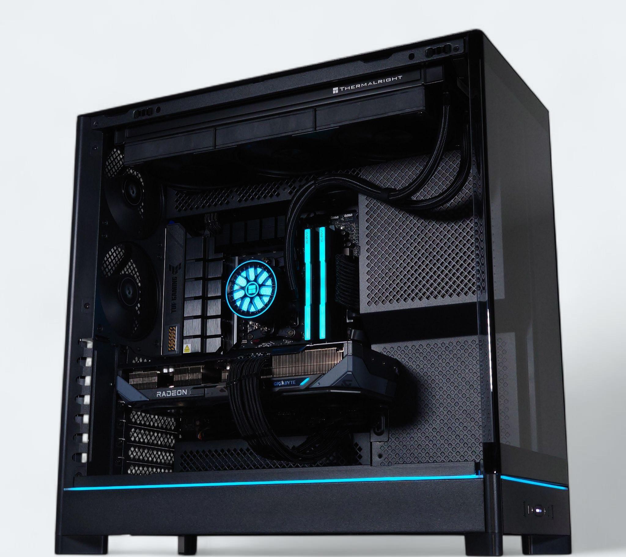 🌌 Liquid Cooled Gaming PC☄️AMD Ryzen 7 7700🌌AMD RX 9070 16GB🌌32GB DDR5🌌1TB NVME