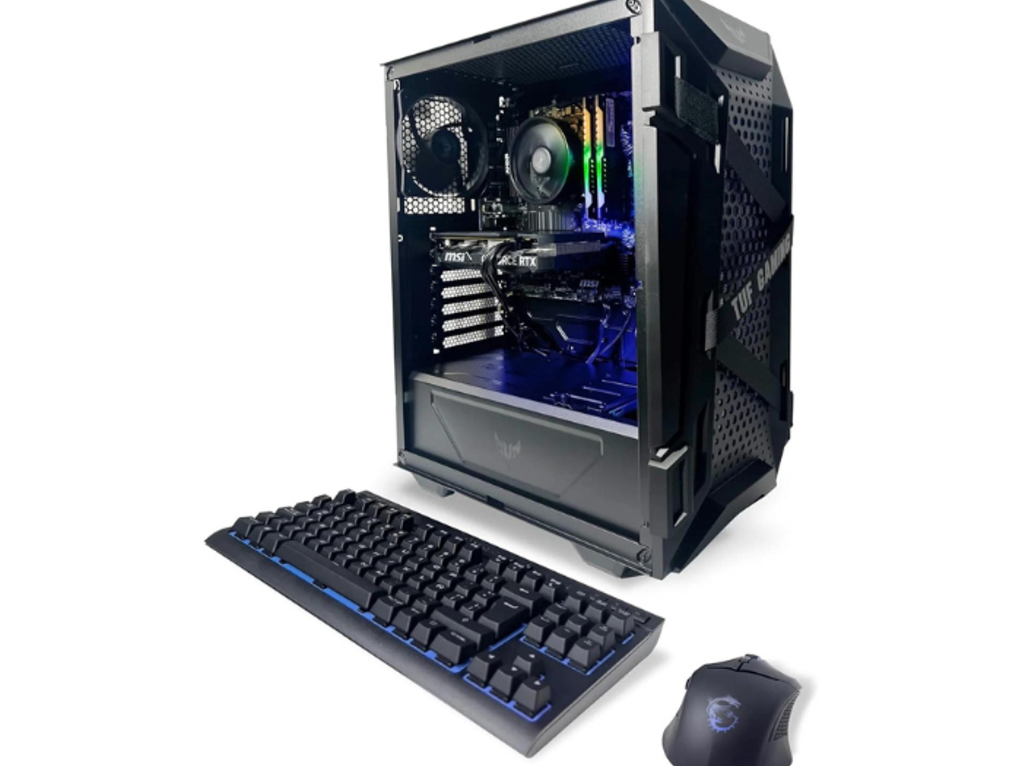 PC Desktop RYZEN 5 5600X | 16GB RAM | 1TB SSD | RTX 4060 TI | Windows 11 Home | WiFi | Bluetooth