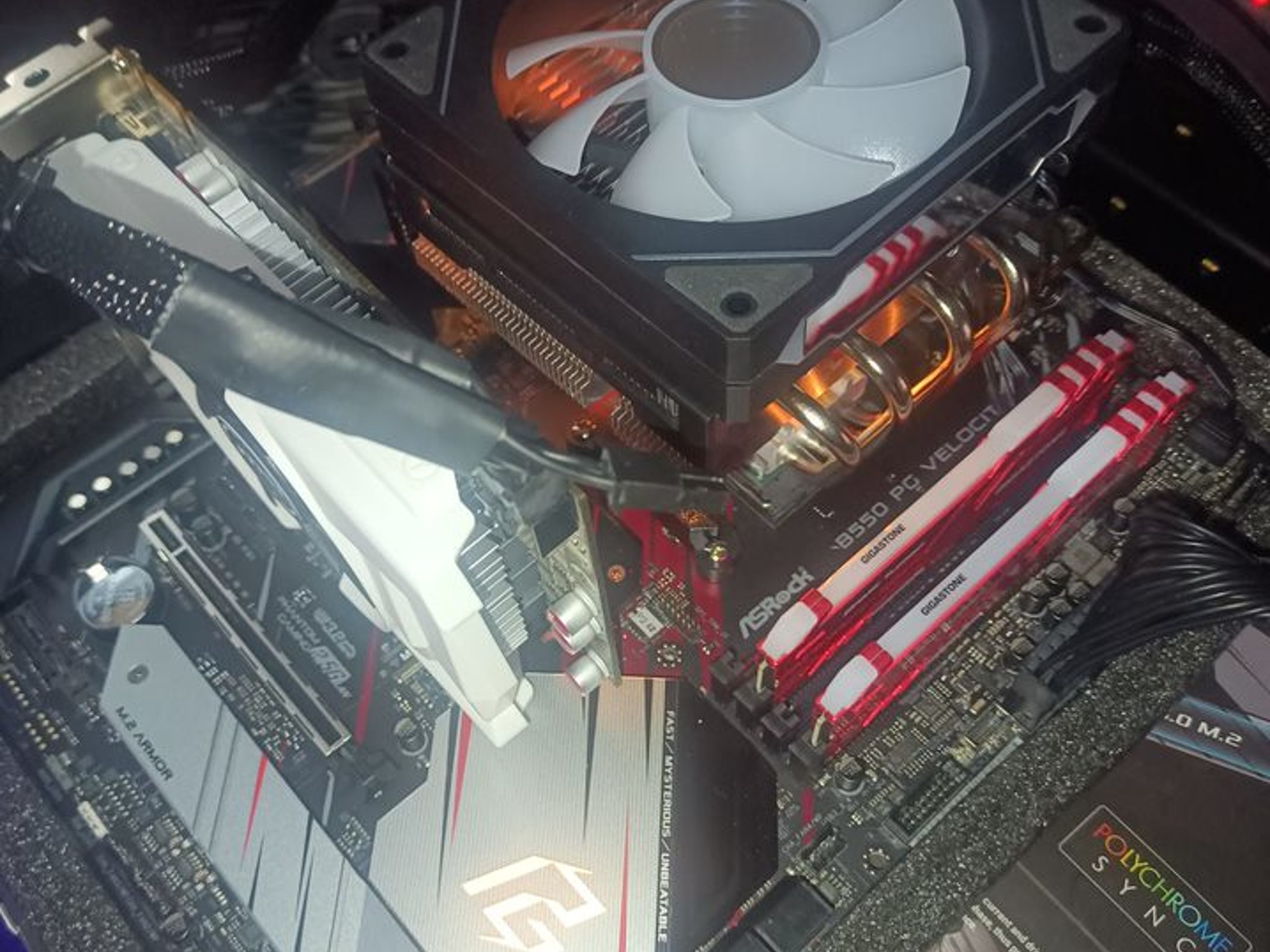 SALE !!! Asrock B550 PG Velocita w/  R7 5700X3D, 32GB Kit (2x16GB) DDR4 3200MHz, 1TB 990 Pro