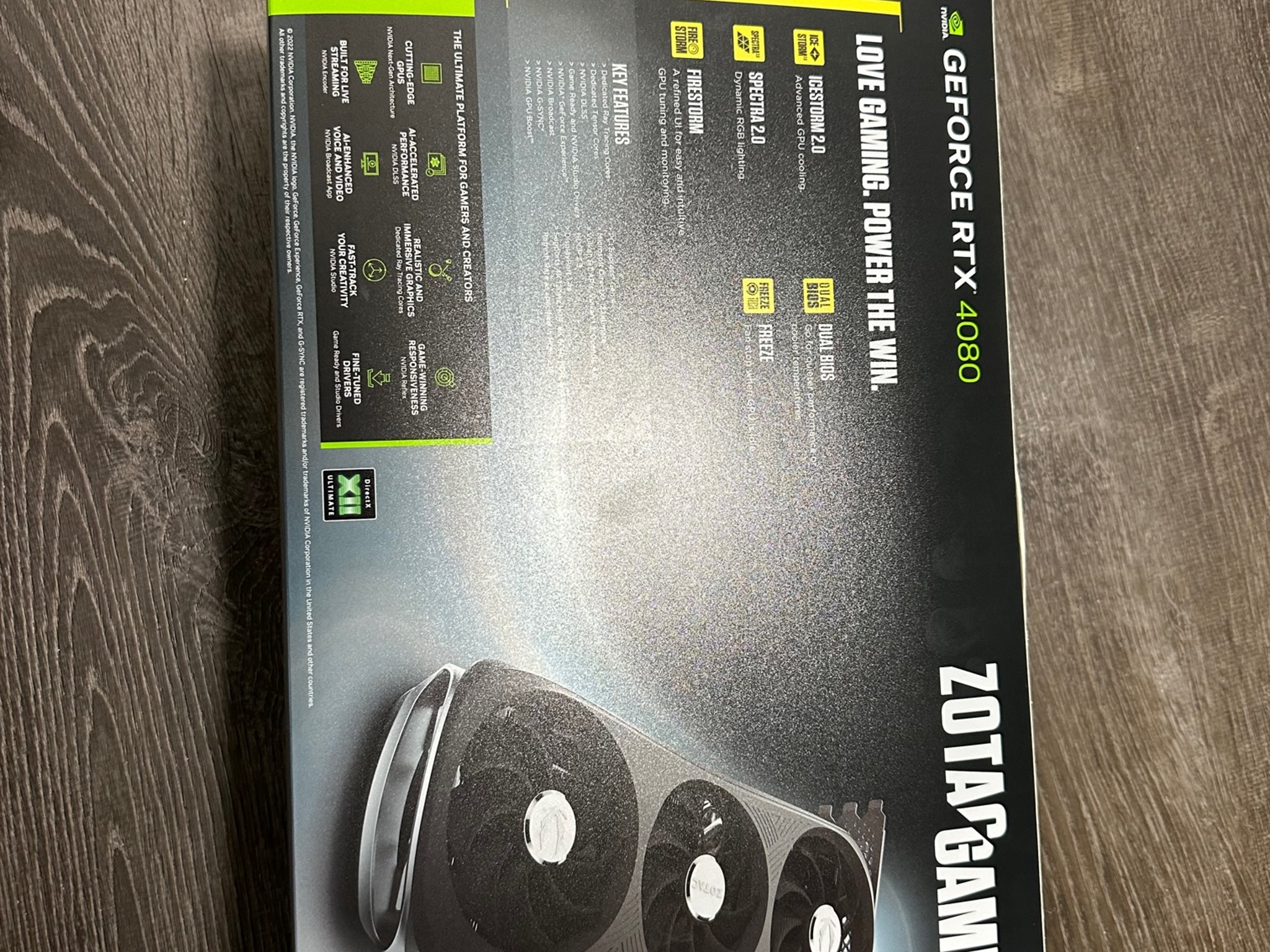 ZOTAC GeForce RTX 4080 16GB Trinity OC Graphics Card - Used 2 Weeks!