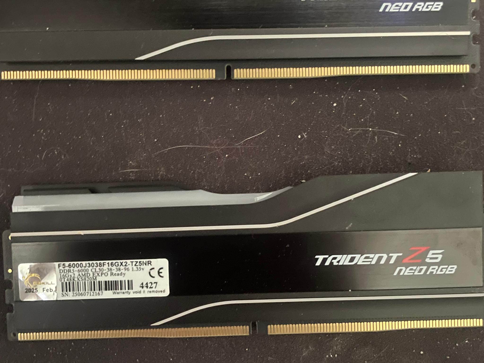 G.skill trident z5 32gb 16x2 SDR5-6000