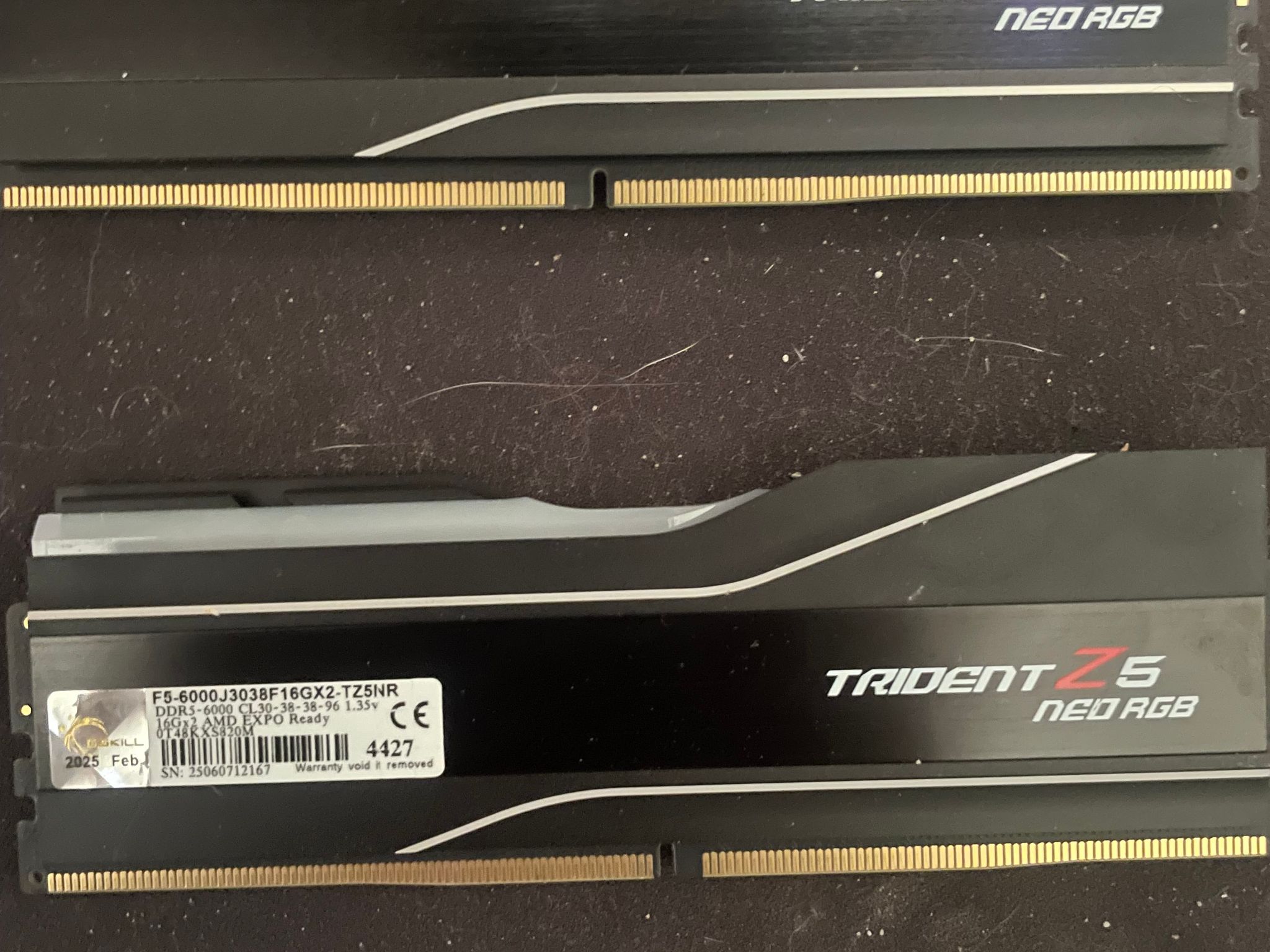 G.skill trident z5 32gb 16x2 SDR5-6000
