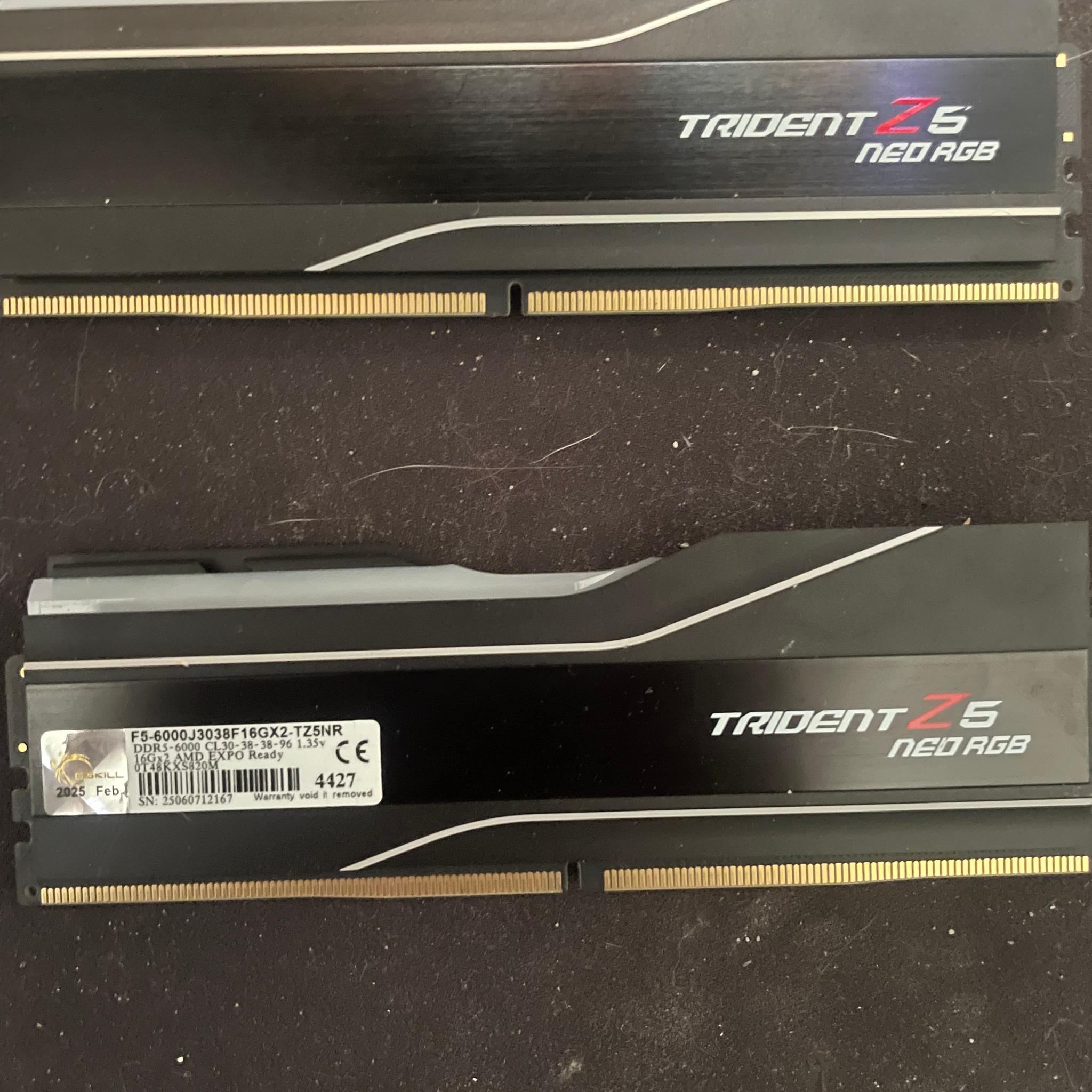 G.skill trident z5 32gb 16x2 SDR5-6000
