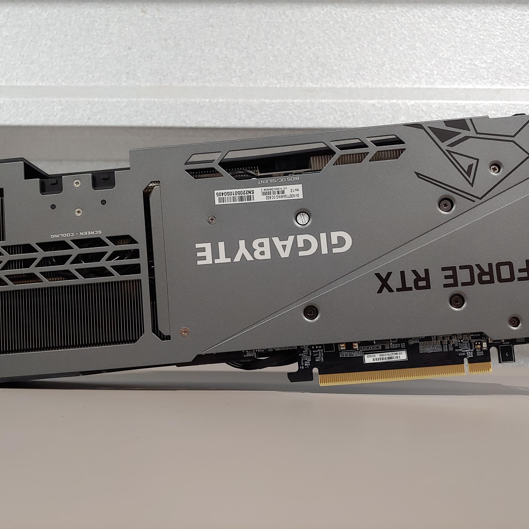 GIGABYTE RTX 3070 Ti Gaming OC 8GB GDDR6X – Tested – Original Box