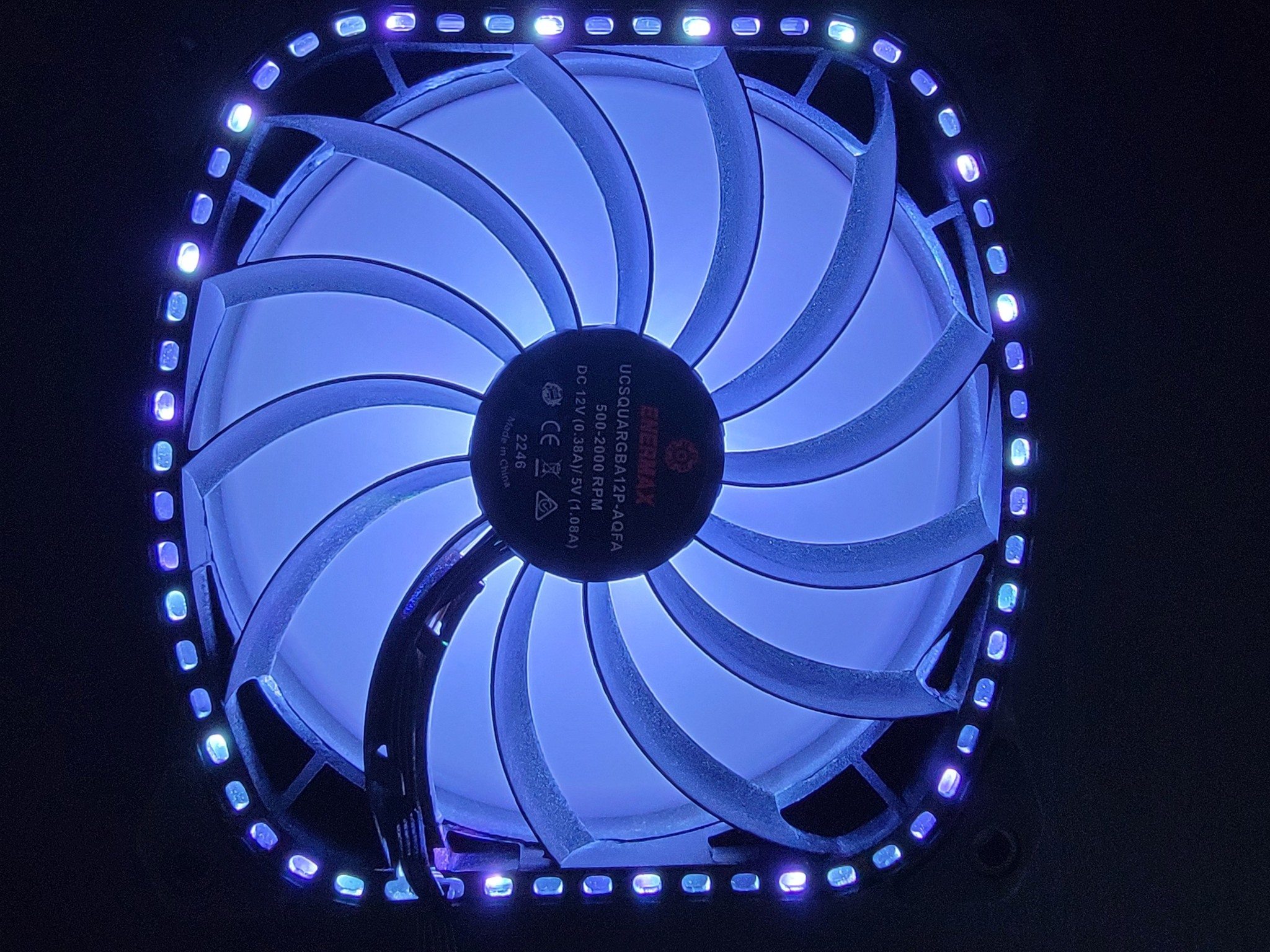 Enermax SquA RGB ADV 120mm ARGB PWM Fans – Full Working Set x12