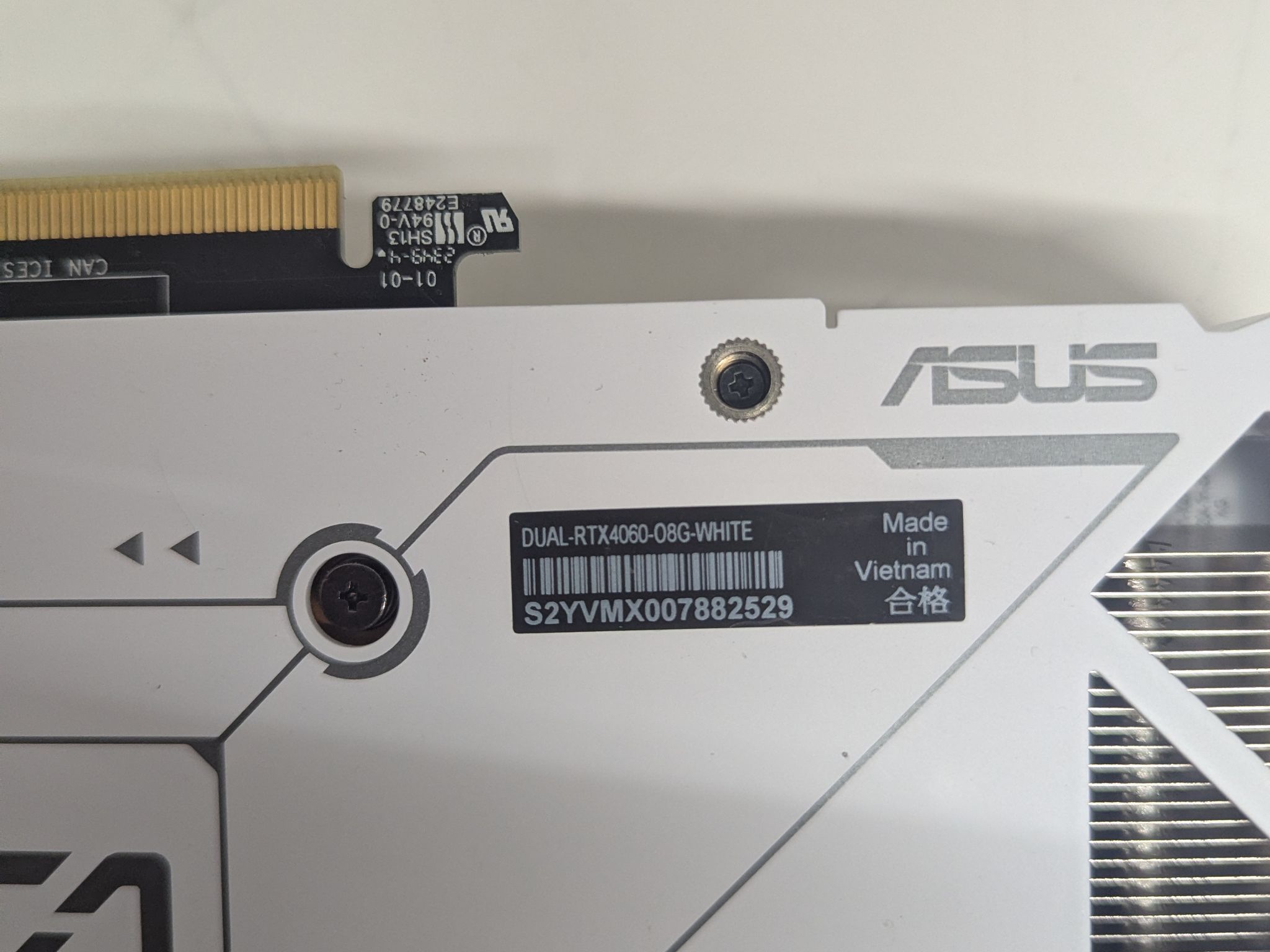 ❄️ ASUS 4060 Dual RTX 8GB White | Modern 1080p–1440p Powerhouse