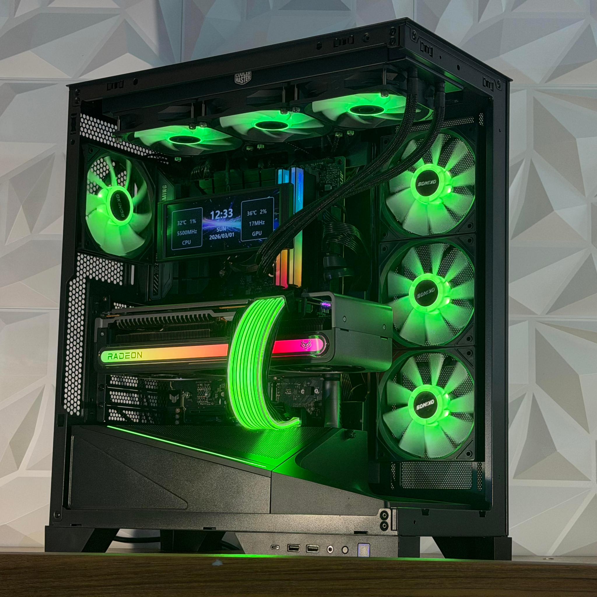 i9-13900K | RX 7900 XTX | 32GB DDR5| 2TB NVMe | LCD | Windows 11 Pro 🌊"🌊 “AQUA OVERDRIVE” PC