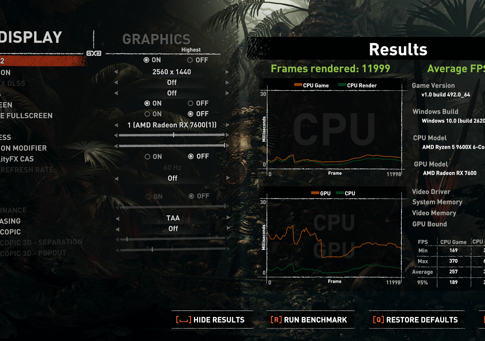 9600X | RX 7600 | 16 GB | 1 TB | 600W GOLD