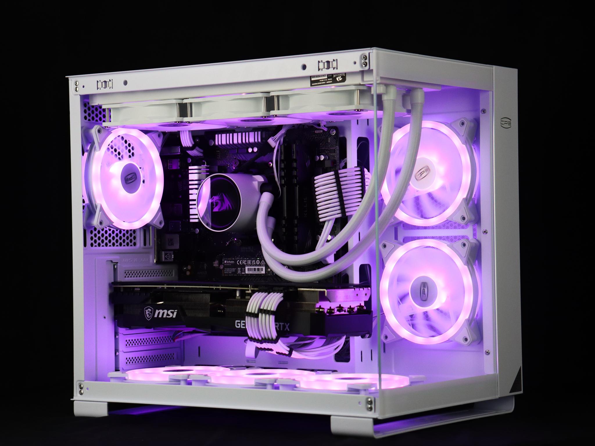 ❄️🧊💎- Whiteout 1440P Gaming PC | RTX 3080, Ryzen 7 5700X, 32GB RAM, 1TB NVMe SSD ❄️🧊💎