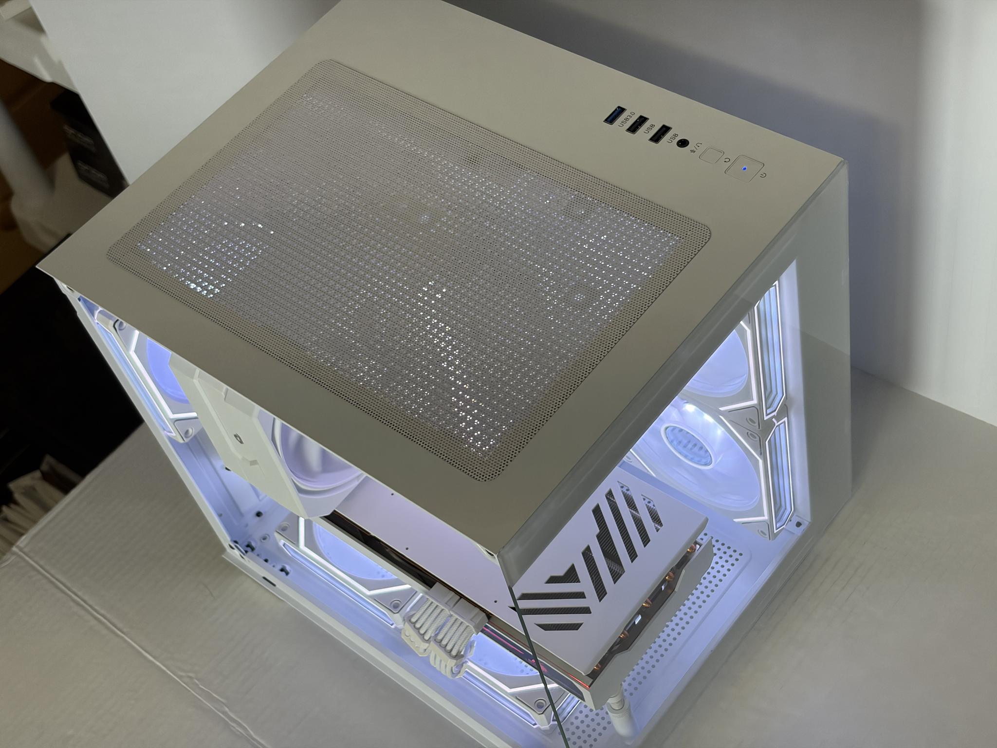 🔥 RX 6800 + Ryzen 5 5600 – White Gaming PC – 1440p Ultra Monster | 1TB NVMe | 16GB RAM