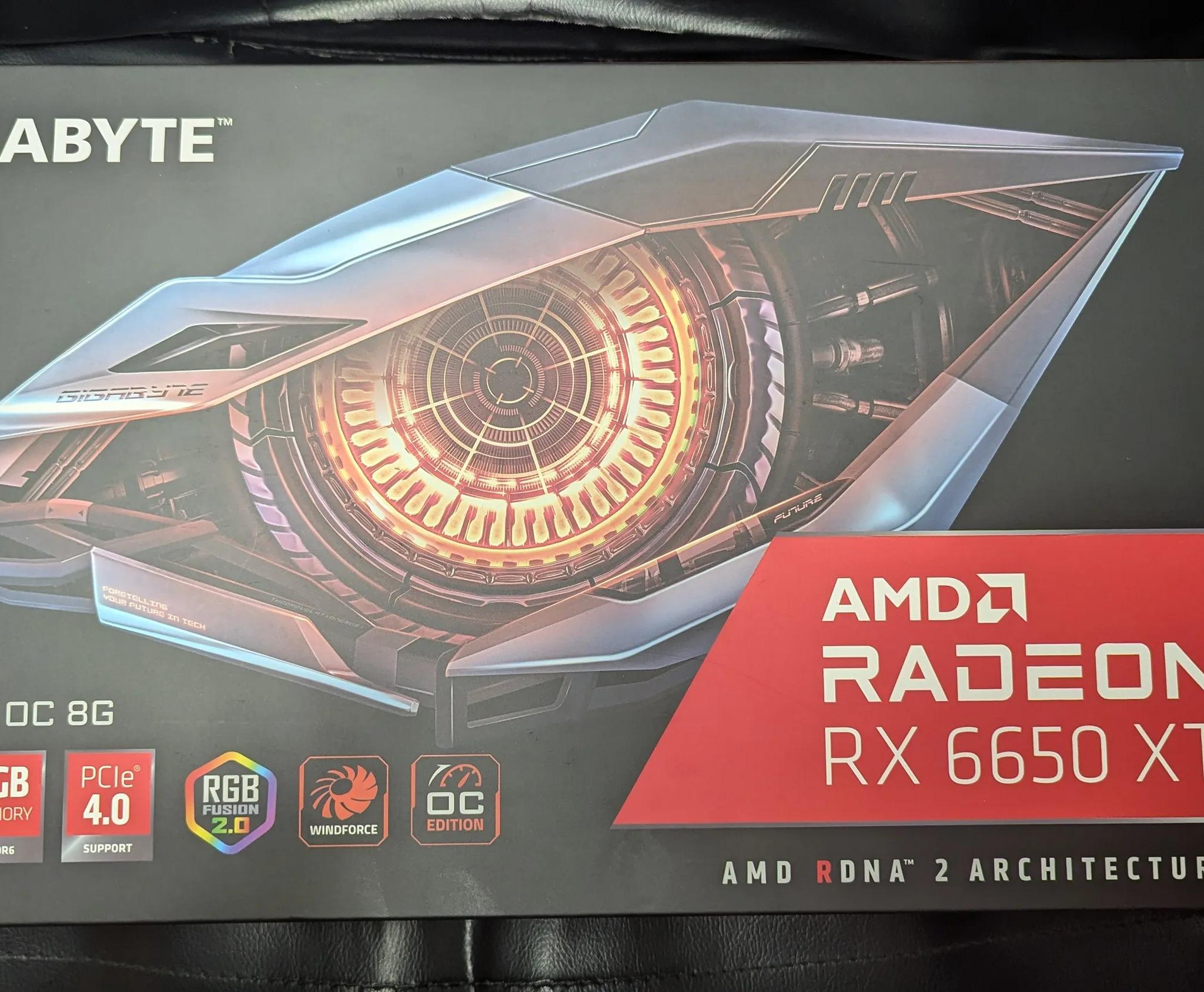 AMD GIGABYTE RX 6650XT OC