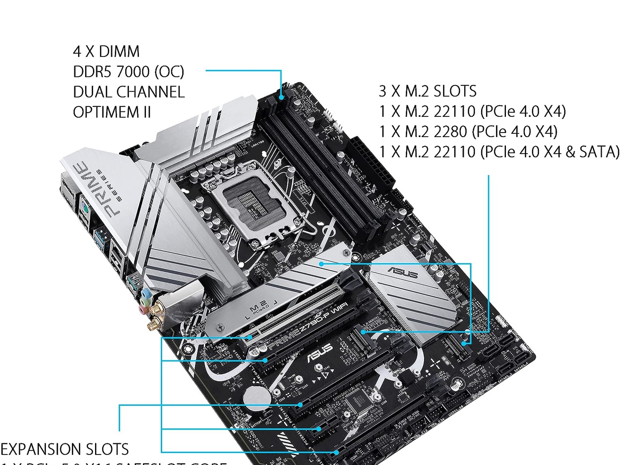 Brand New ASUS Z790-P PRIME WiFi Intel LGA 1700 ATX Motherboard