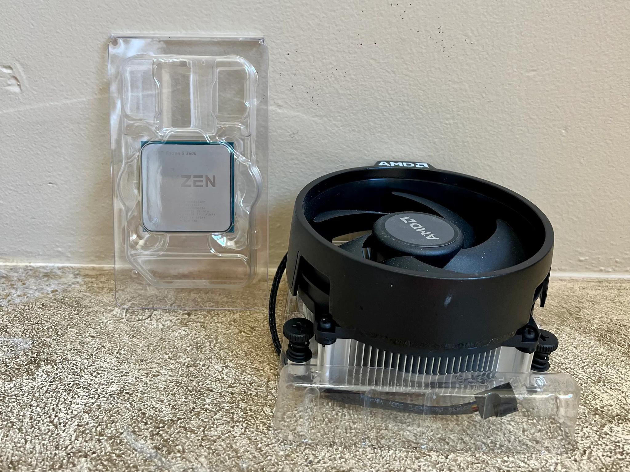 AMD Ryzen 5 3600 6-Core, 12-Thread CPU with Wraith Stealth Cooler