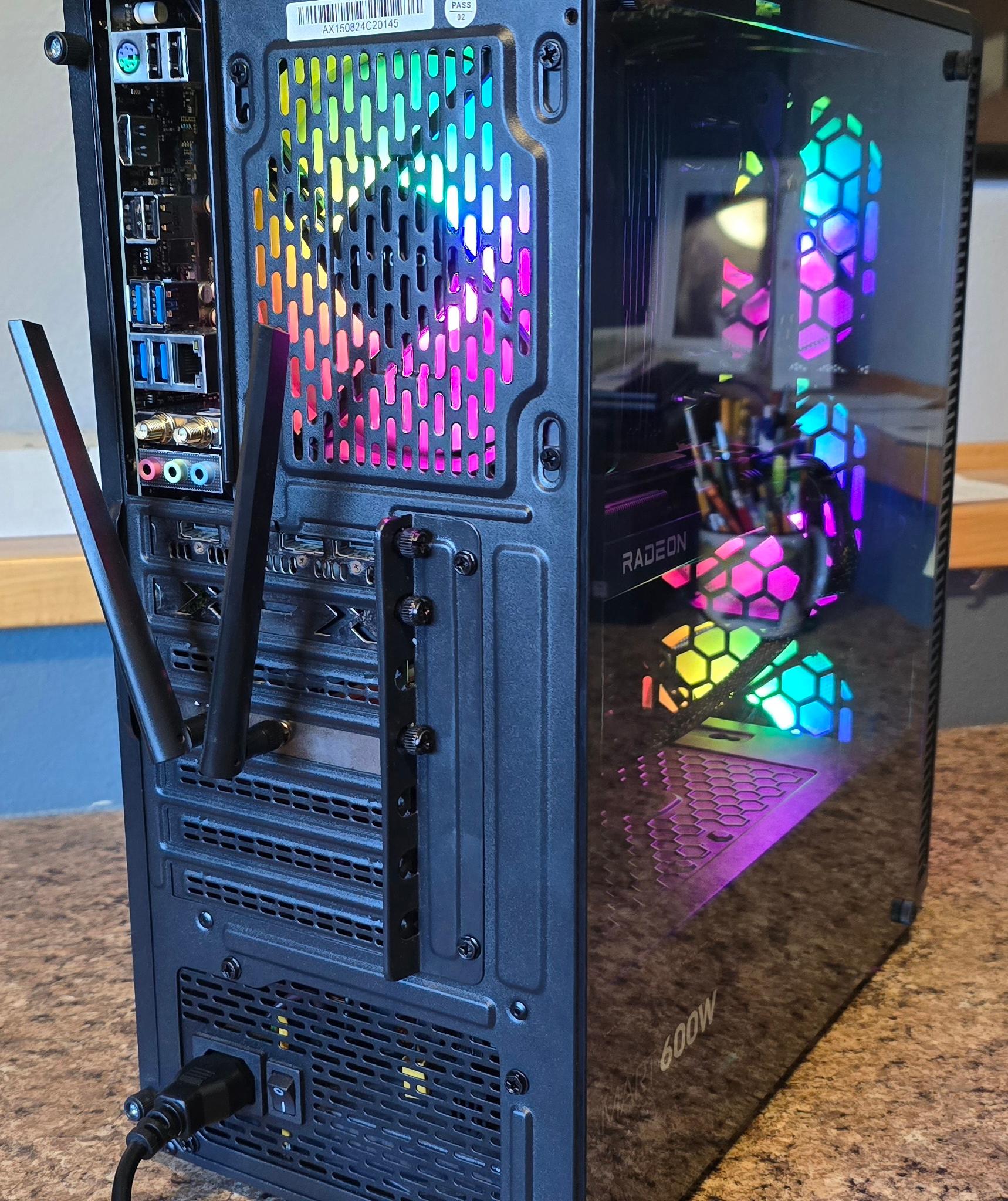 i3-13100 + rx 6700 entry pc build