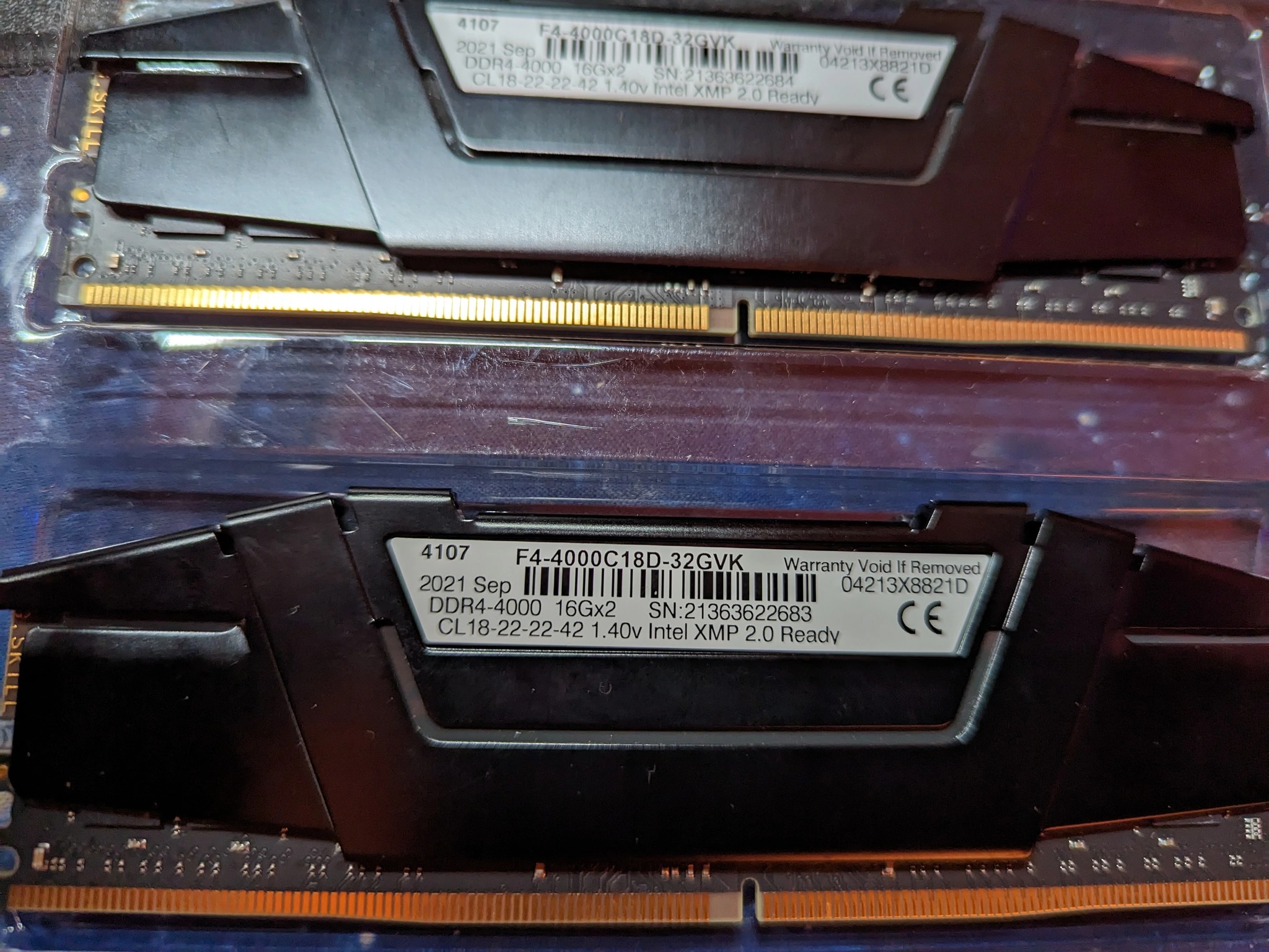 G.Skill DDR4 4000 32GB memory kit