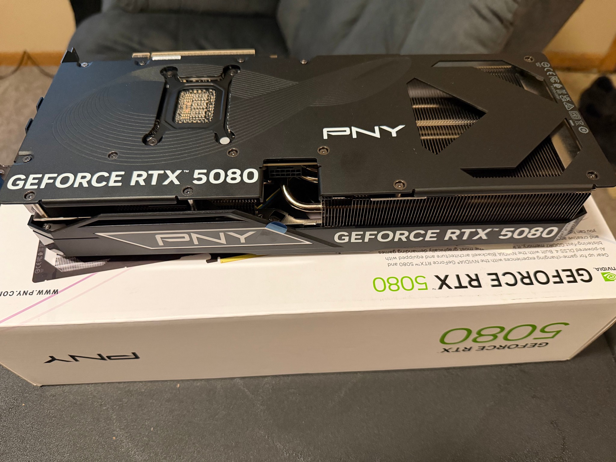 PNY GeForce RTX 5080 Overclocked Triple Fan