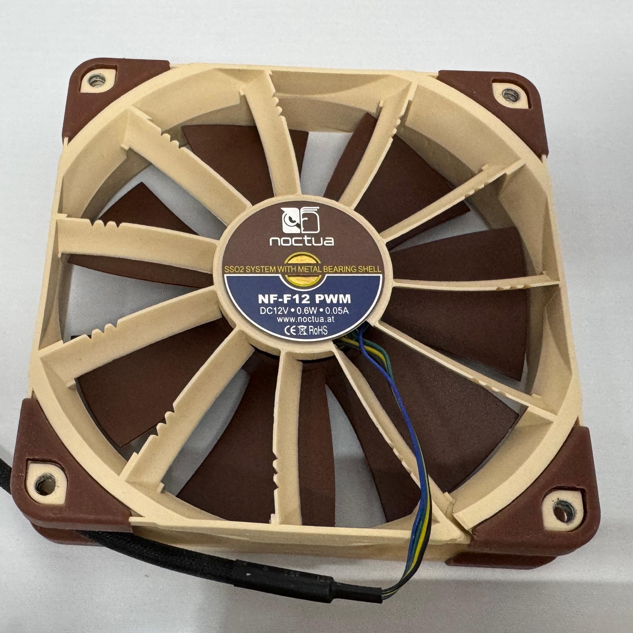 Noctua NH-U12S 120mm U-Type Tower Cooler Fan NF-F12 PWM NT-H1 Thermal Compound