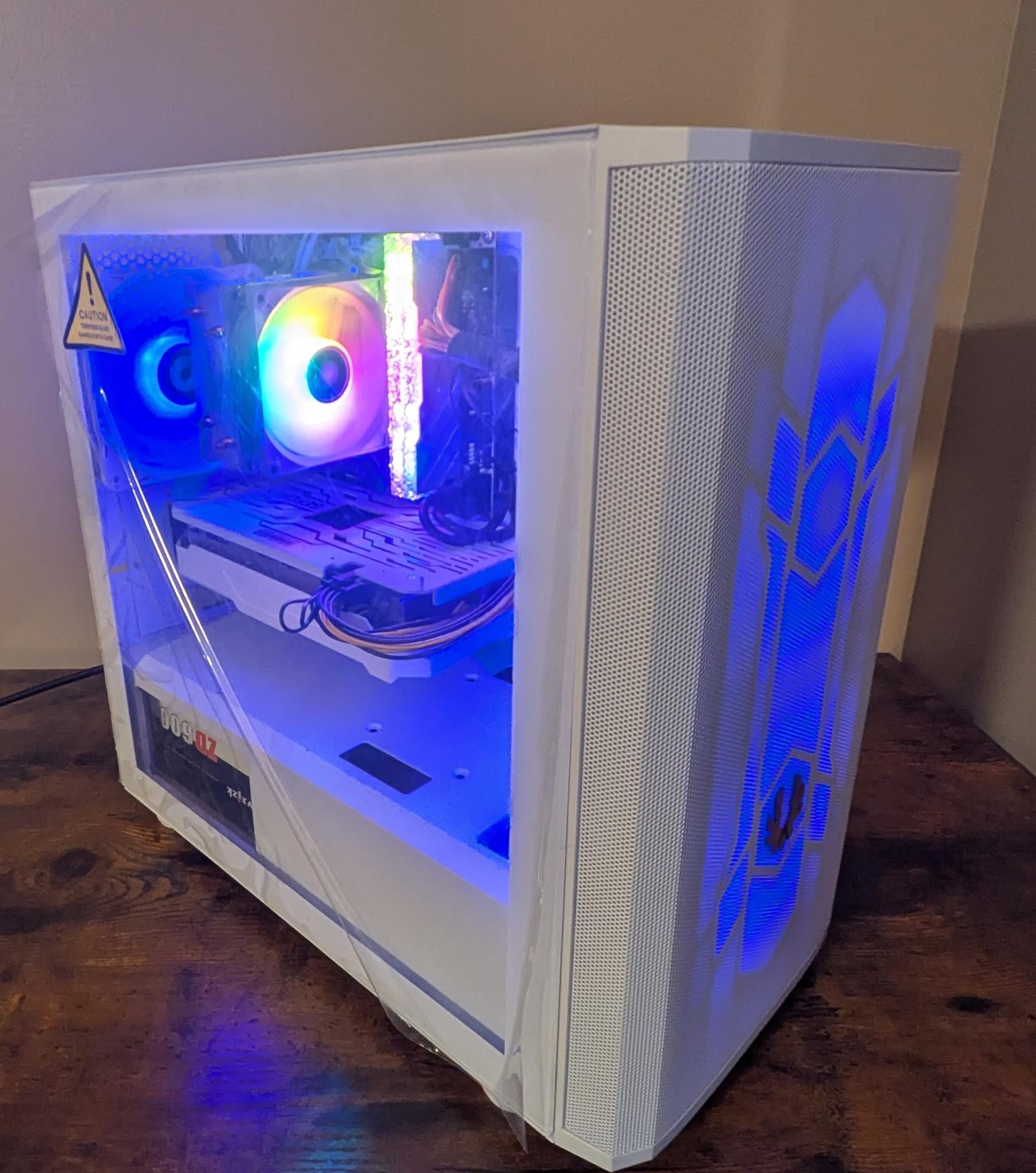 Brand New White RGB Gaming PC Bundle | Ryzen 5 5600X | RTX 3060 12GB | 32GB | 1TB NVMe | Wi-Fi 6E