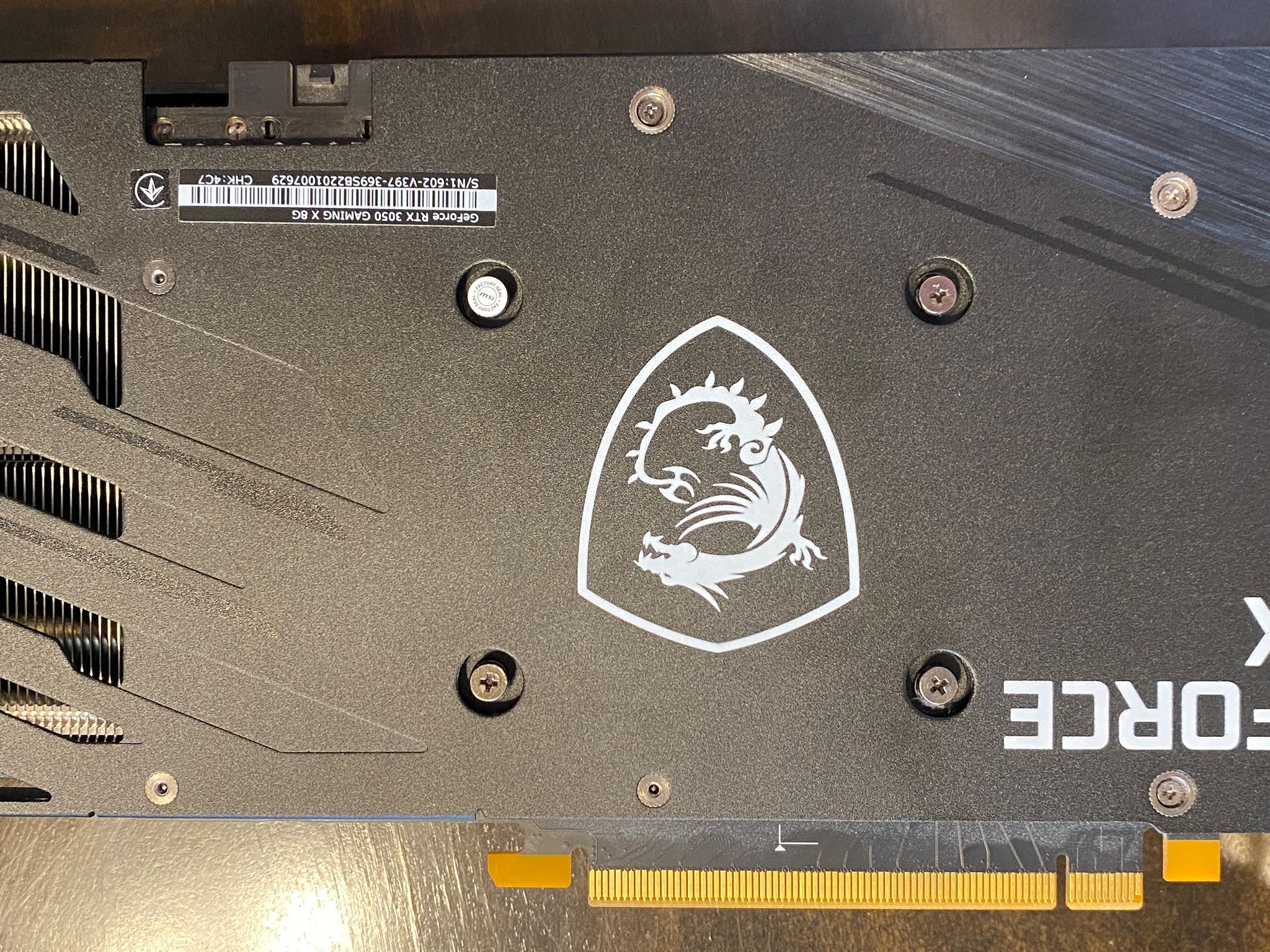 GeForce RTX 3050 MSI Gaming X