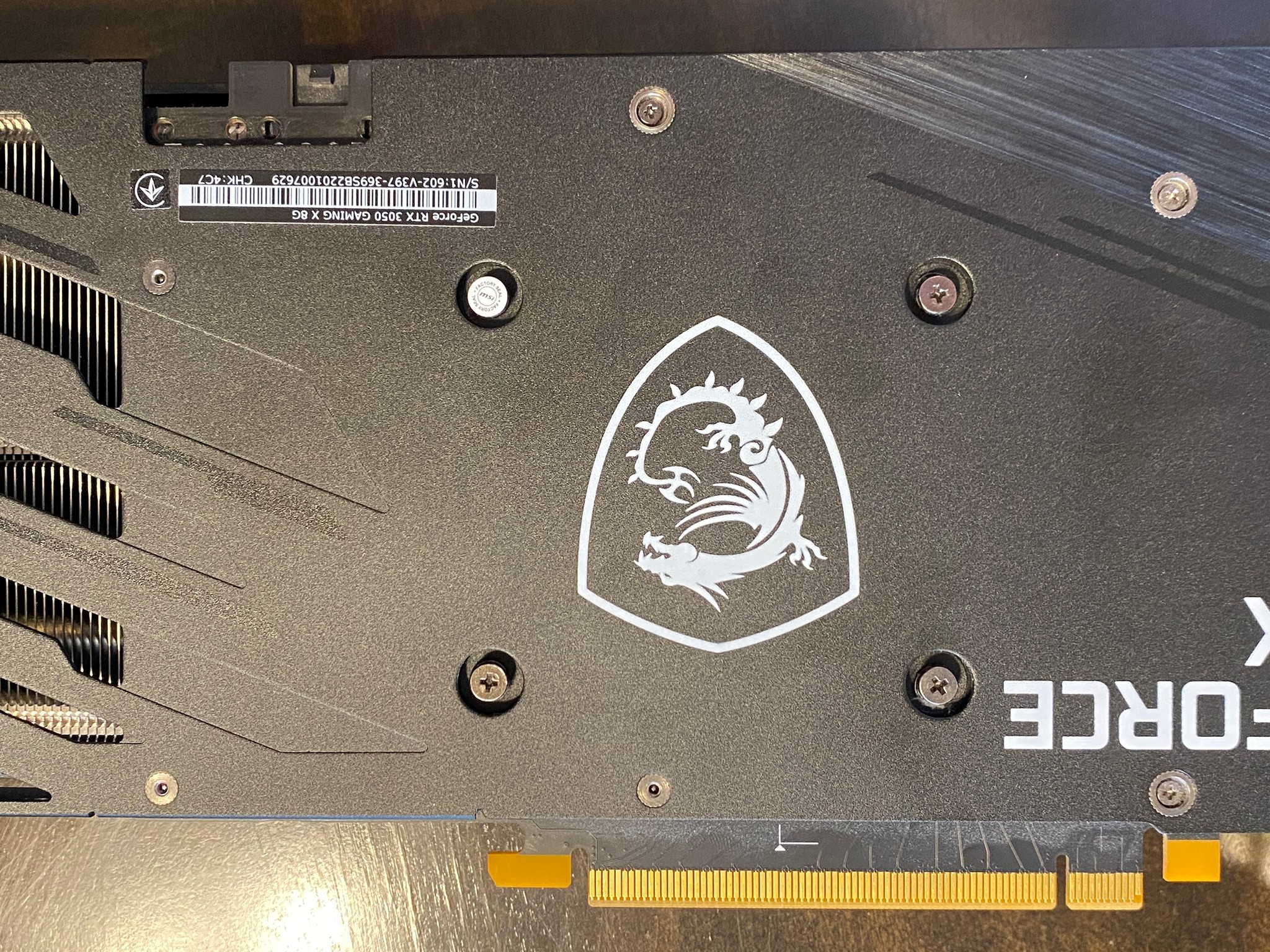 GeForce RTX 3050 MSI Gaming X