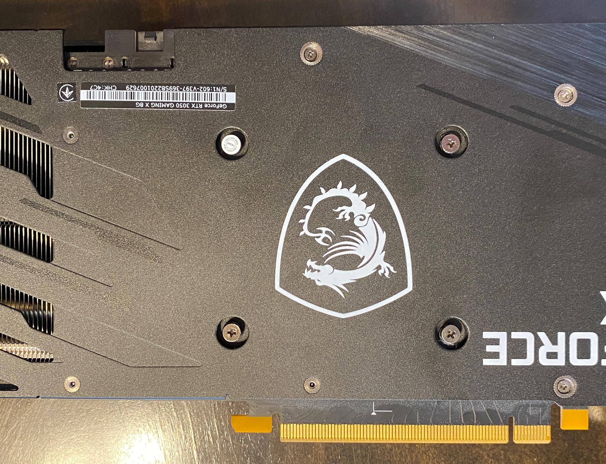 GeForce RTX 3050 MSI Gaming X